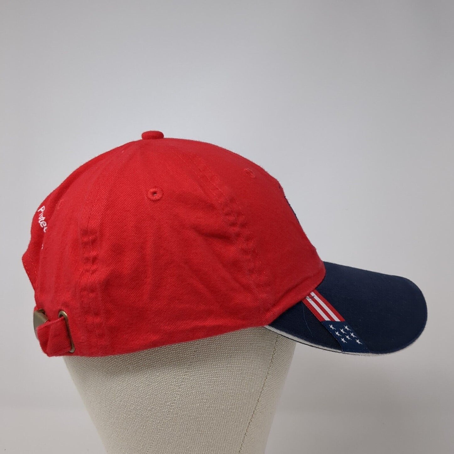 Bald Eagle Slideback Hat Multi One Size Adjustable Colorblock Harriton