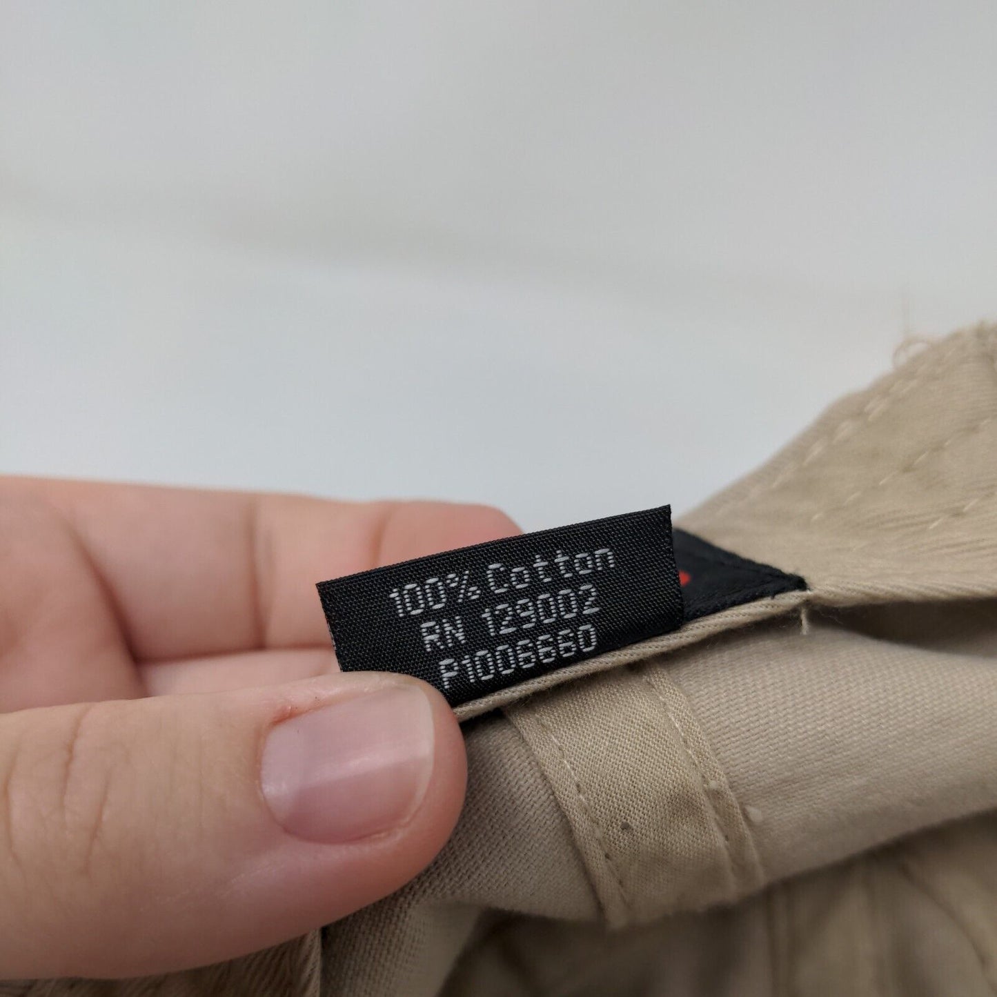 Music City Strapback Hat Tan OSFM Adjustable Embroidered 6 Panel Cotton Otto