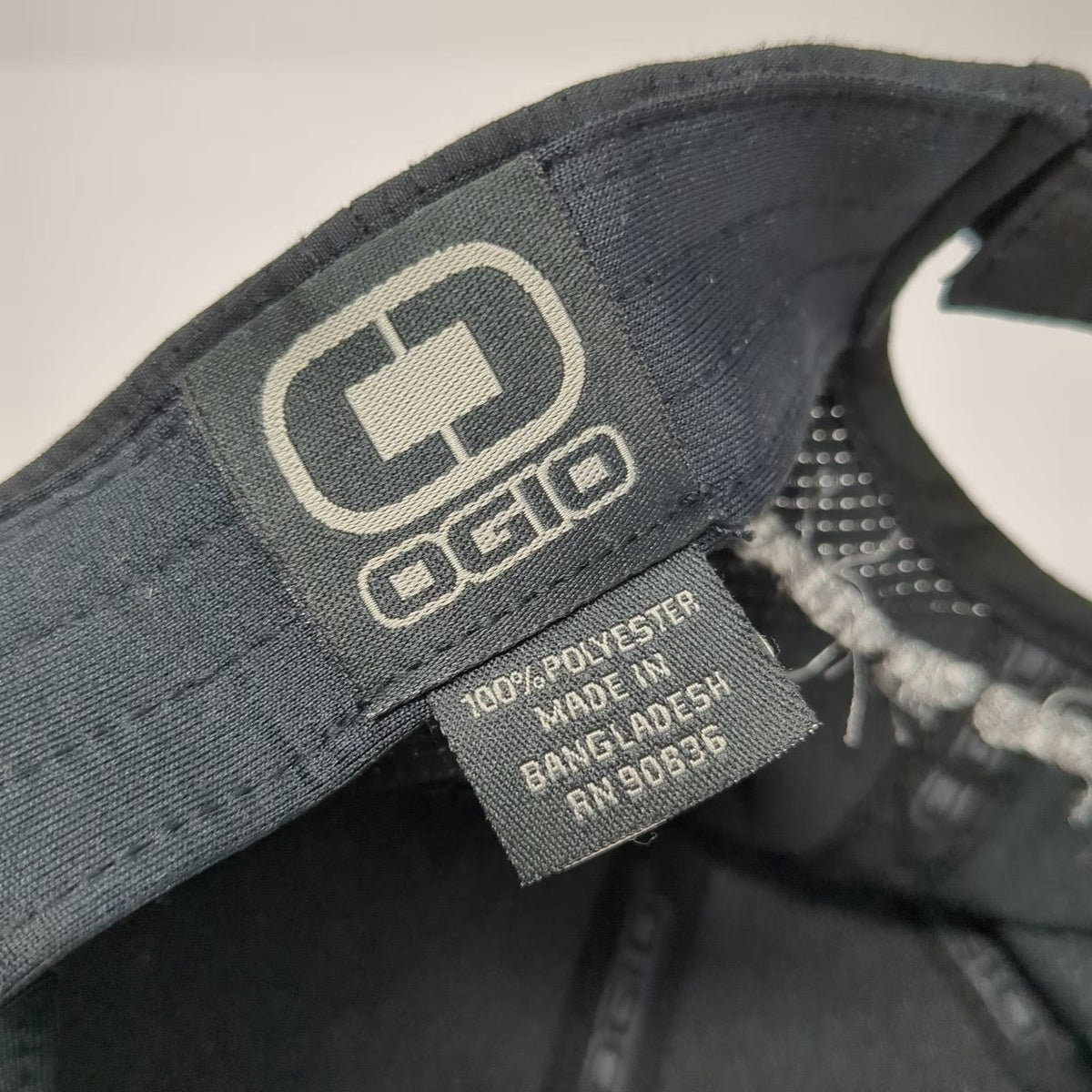 OGIO Baseball Cap Black One Size Team Evesham Cycling Gear Logo Strapback Hat