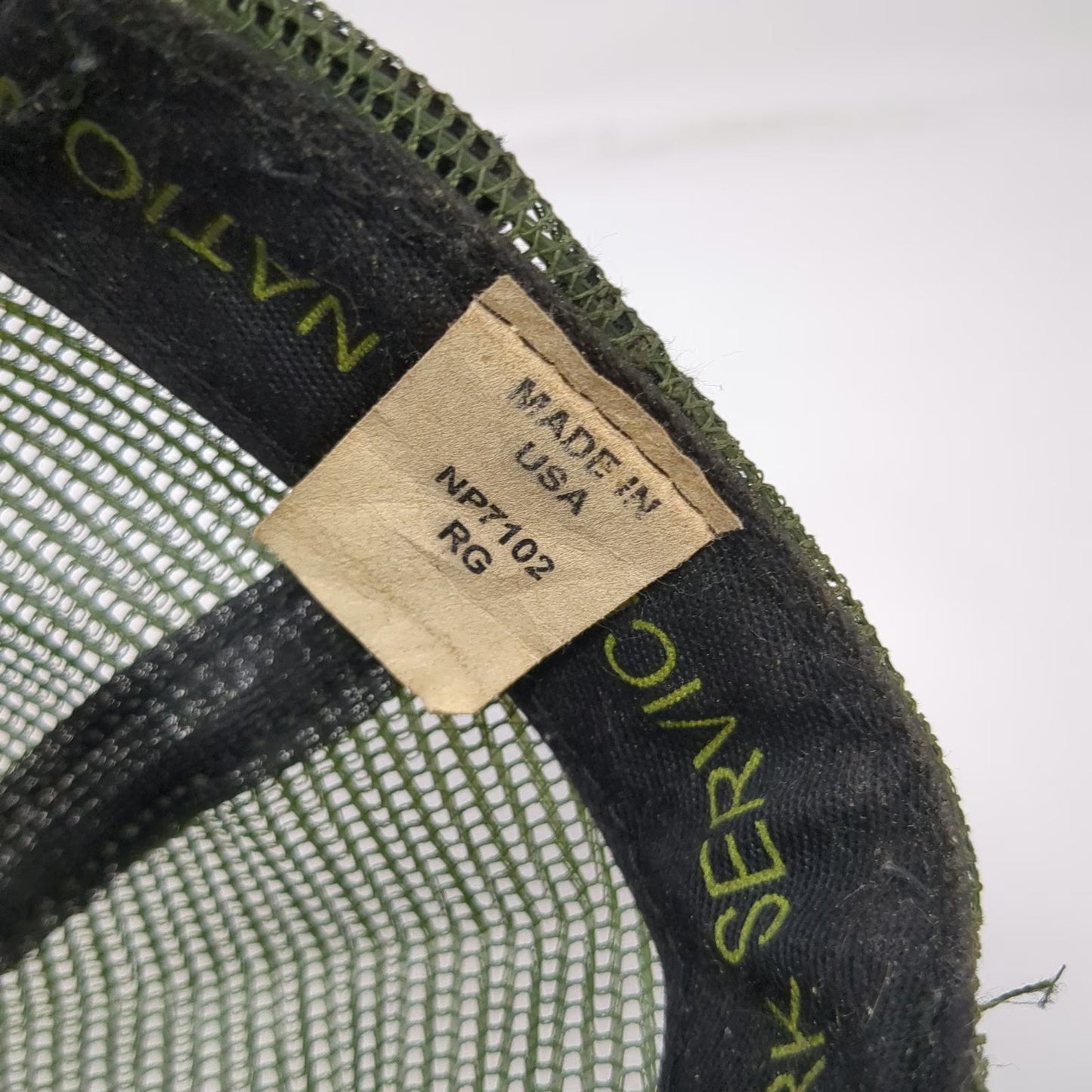 National Park Service Green Trucker Hat One Size Mesh Snapback Patch USA Vintage