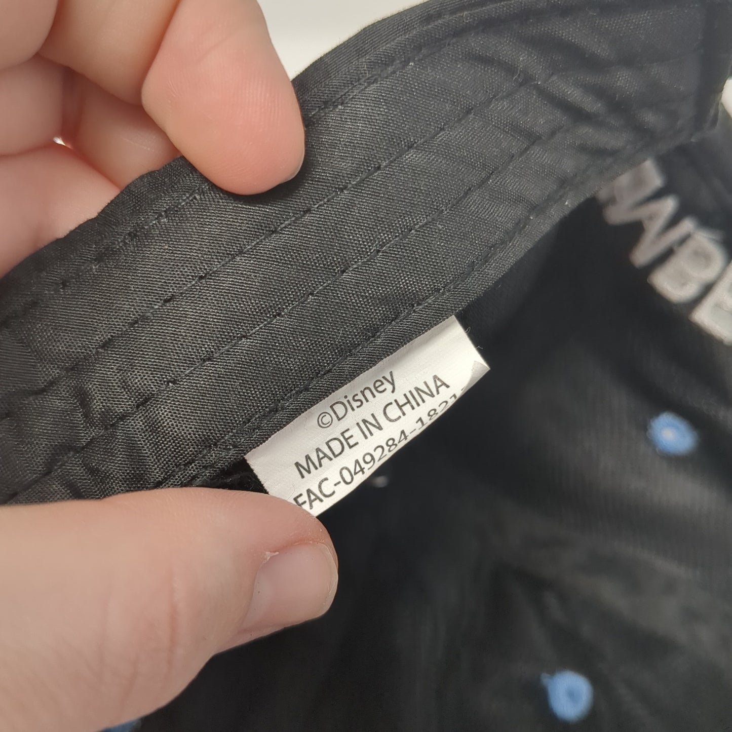 Disney Vacation Club Member Slideback Hat Black One Size Embroidered