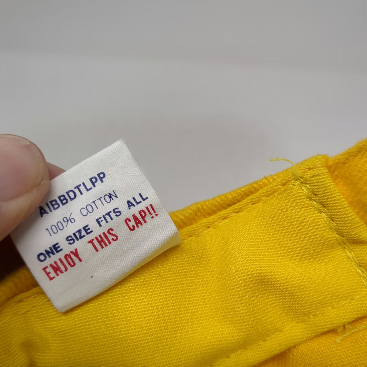 OTTO Baseball Cap Yellow Blue One Size FMC 1999 Embroidered Slideback Strap Hat