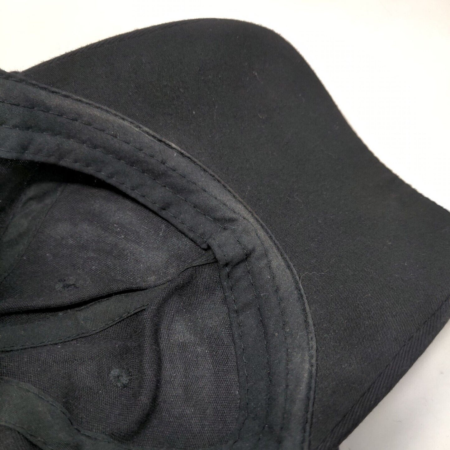 Angel Wings Slideback Hat Black One Size Adjustable Bling Rhinestone 6 Panel
