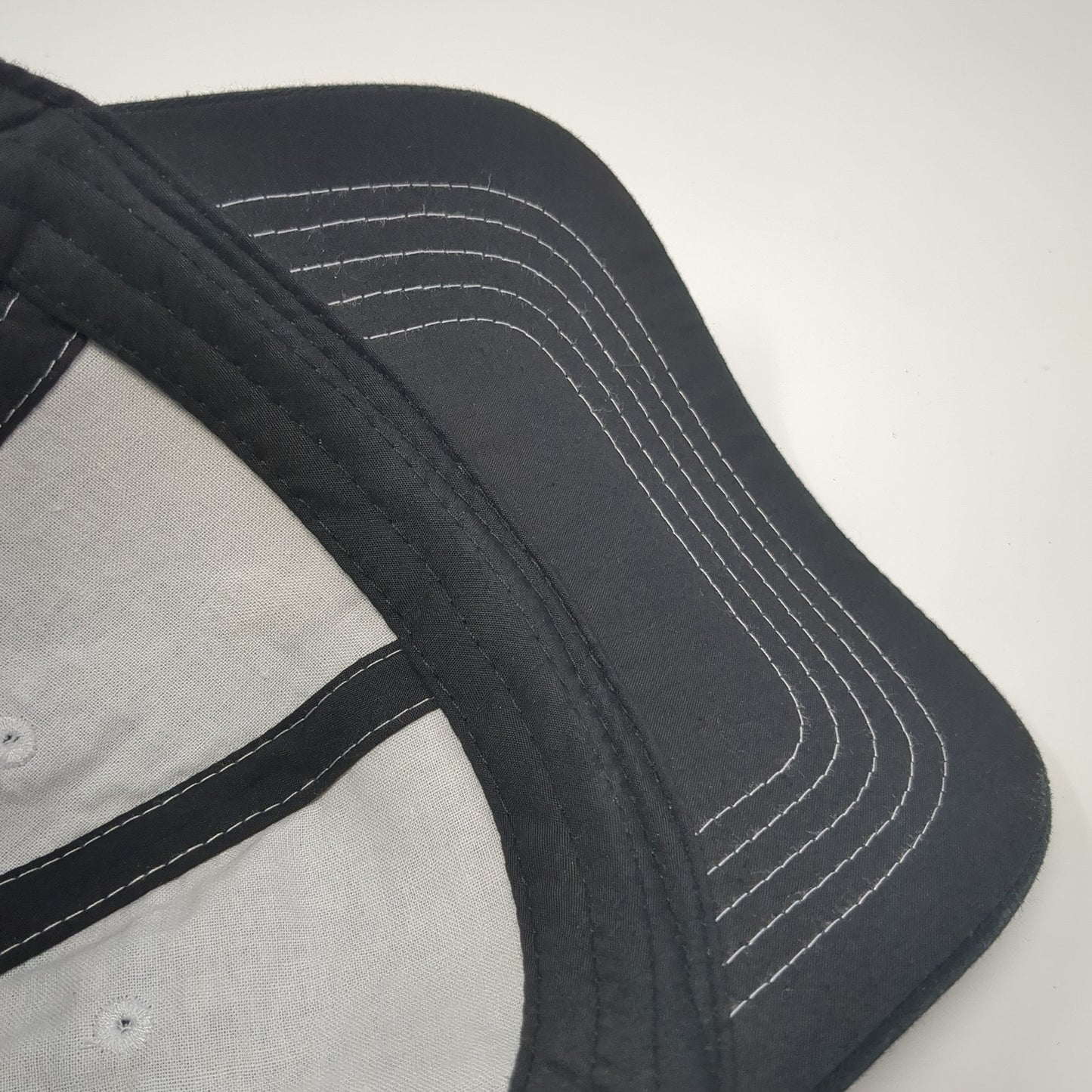 Unbranded Strapback Baseball Cap Black One Size Adjustable 6 Panel Blank