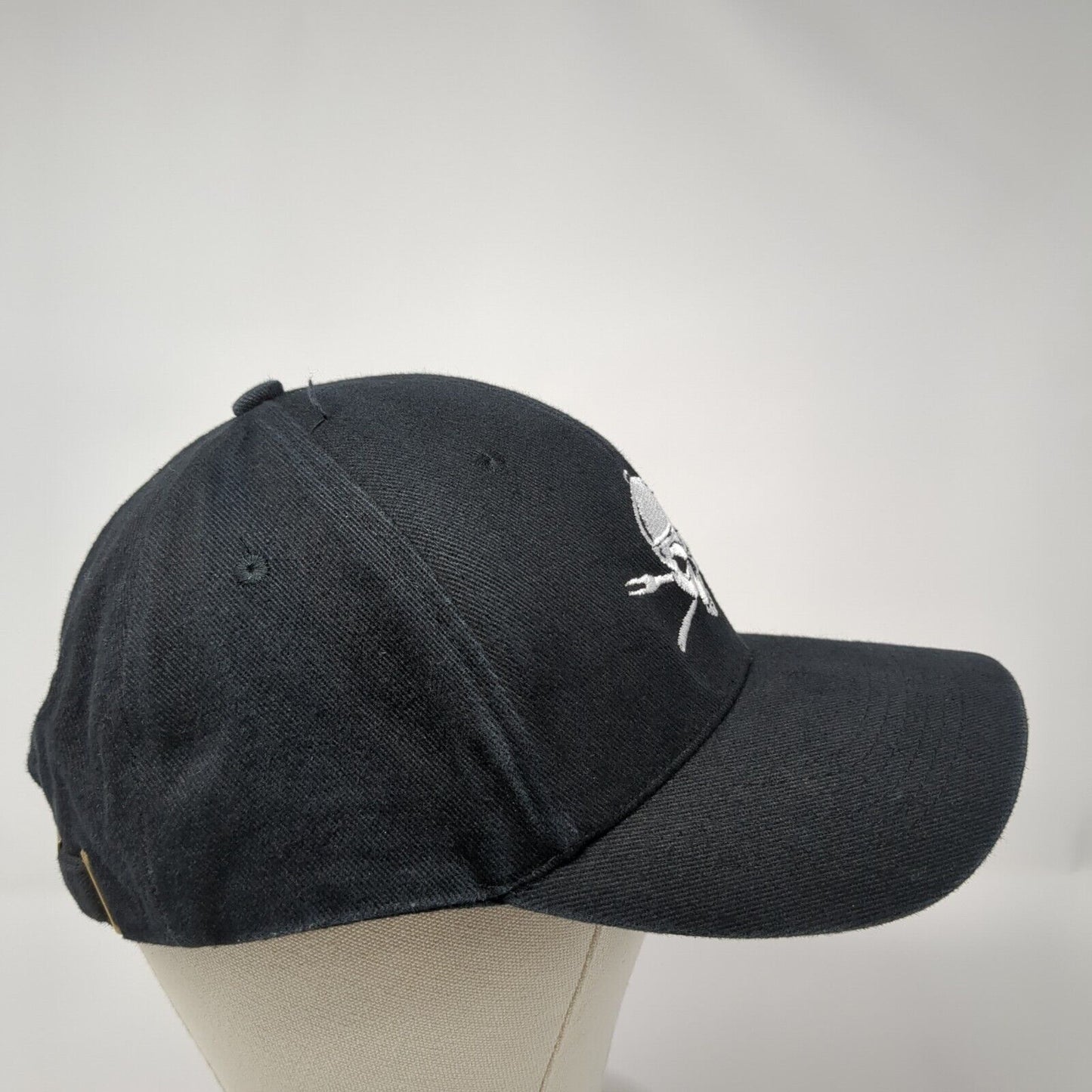 Kurvball Barbecue Whiskey Slideback Hat Black OS Adjustable Embroidered 6 Panel