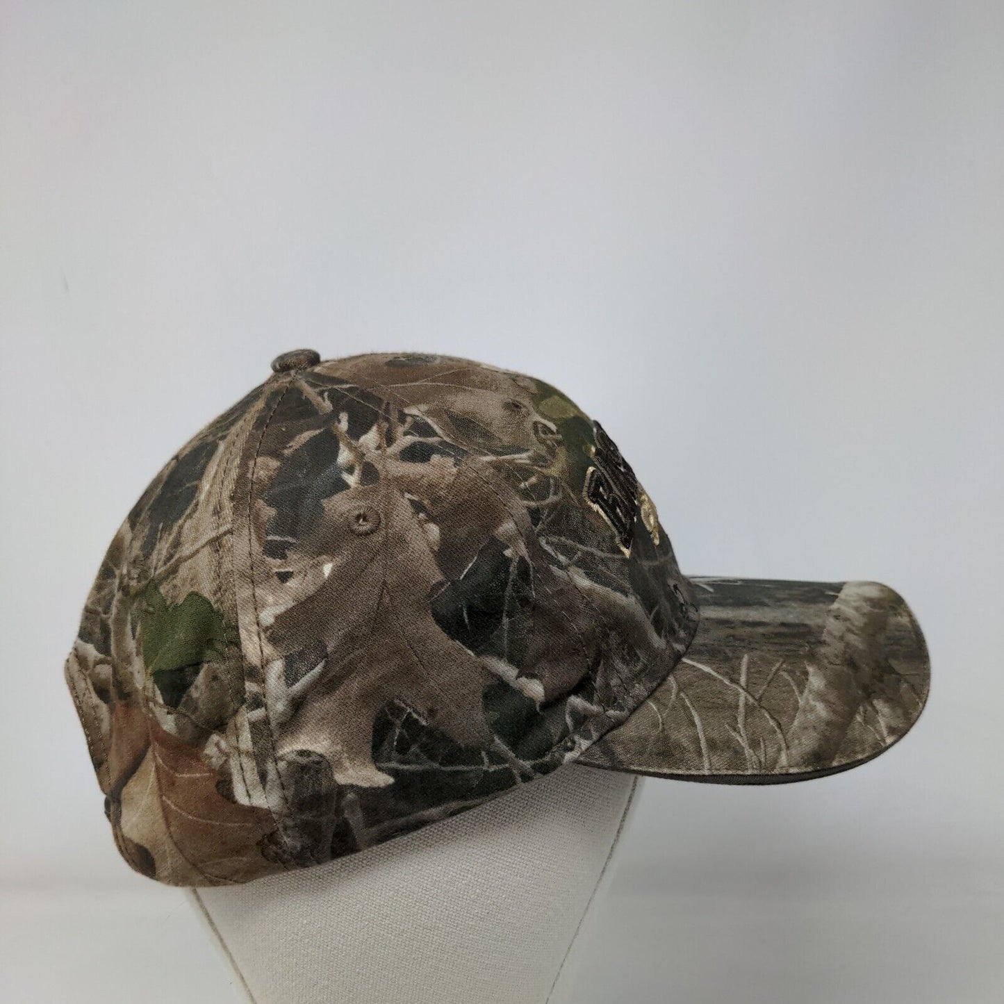 Bass Pro Shops Est. 1972 Slideback Hat Camouflage OSFA Embroidered Gone Fishing