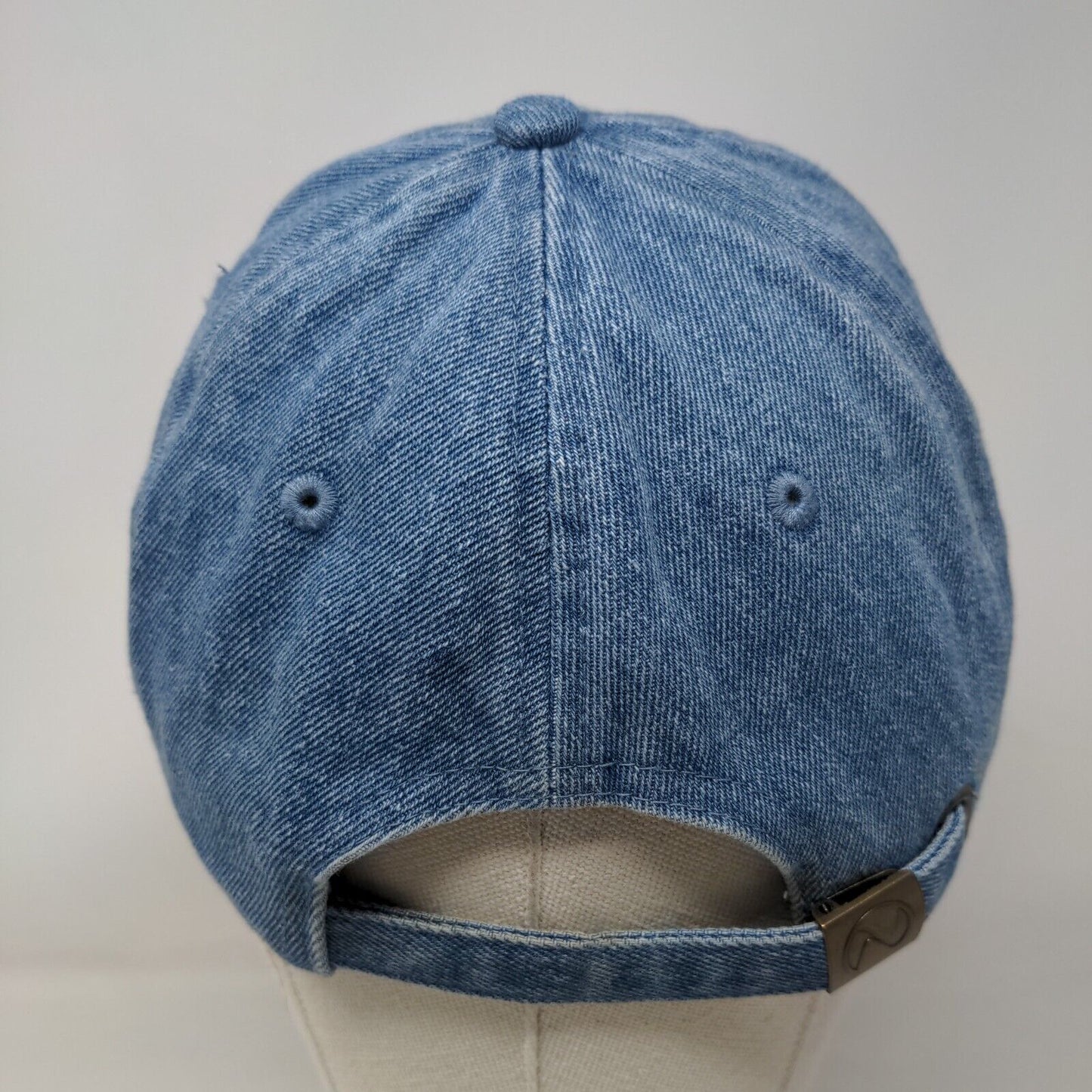 Babe Eyelashes Slideback Denim Hat Blue OSFA Embroidered Newhattan