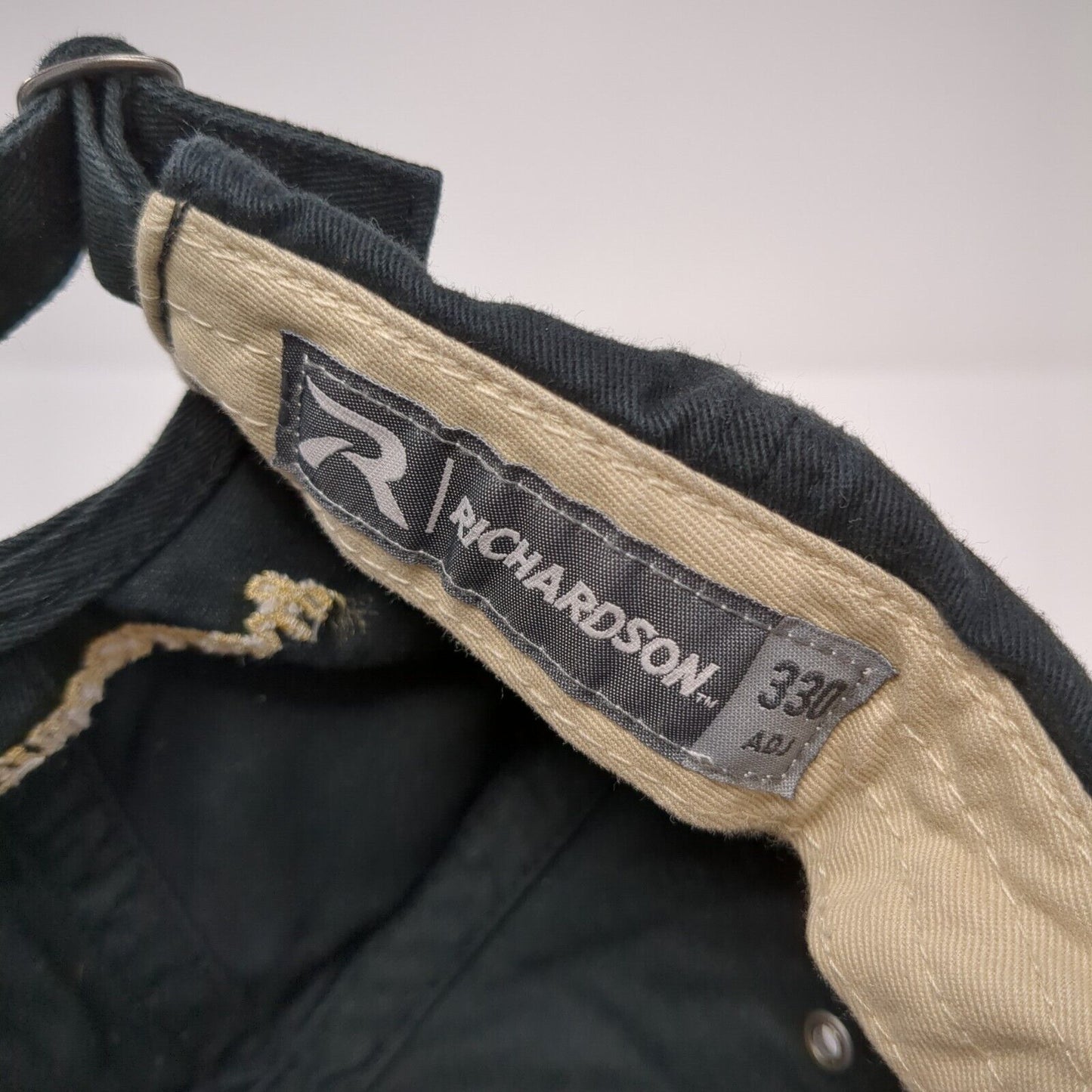 The Old Pro 50th Anniversary Slideback Hat Black One Size Richardson