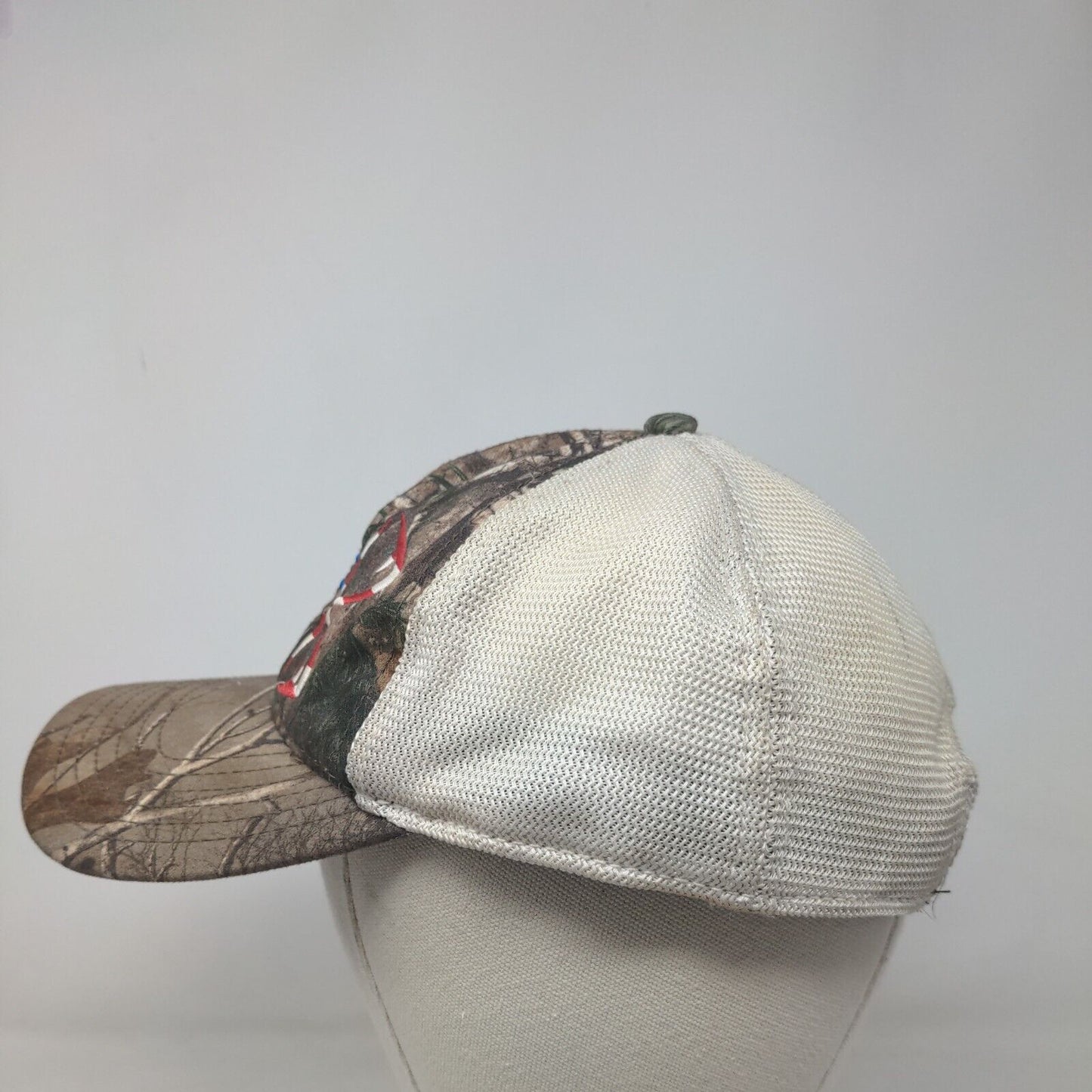 Under Armour Snapback Mesh Back Trucker Hat Camo OSFA Embroidered