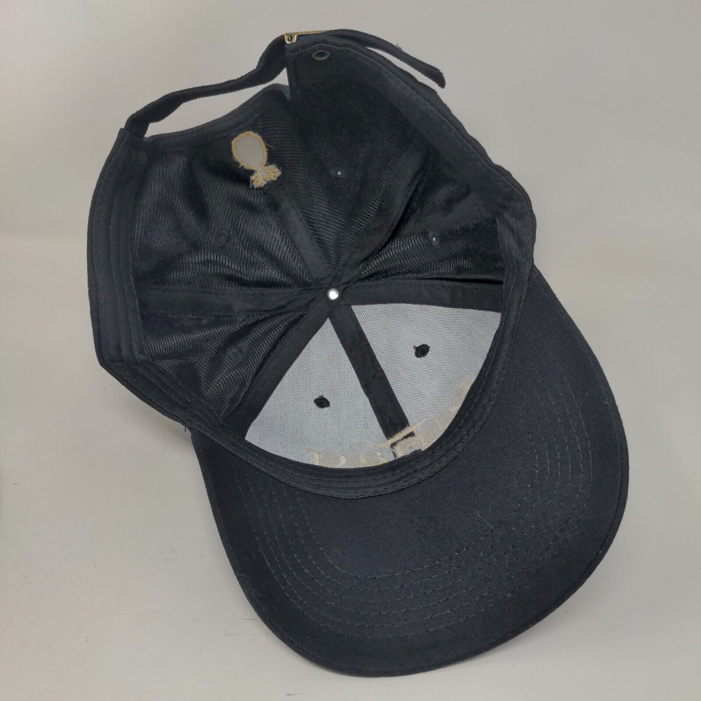 Piñaq Slideback Hat Black One Size Embroidered Adjustable 6 Panel