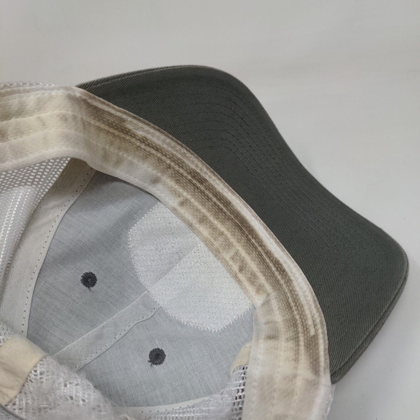 First On The Water Snapback Mesh Back Trucker Hat Gray One Size Columbia PFG