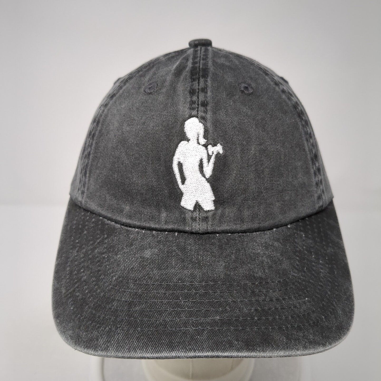Port Authority Slideback Hat Gray One Size Woman Dumbbell Embroidered
