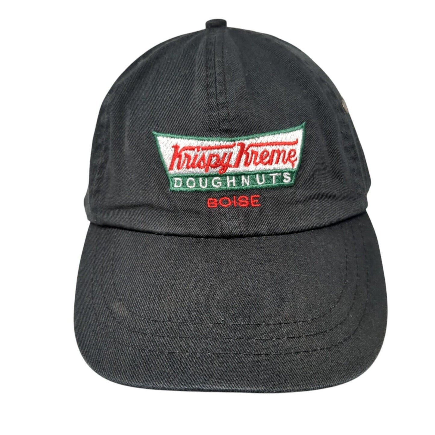 Krispy Kreme Doughnuts Boise Slideback Hat Black One Size KC Caps