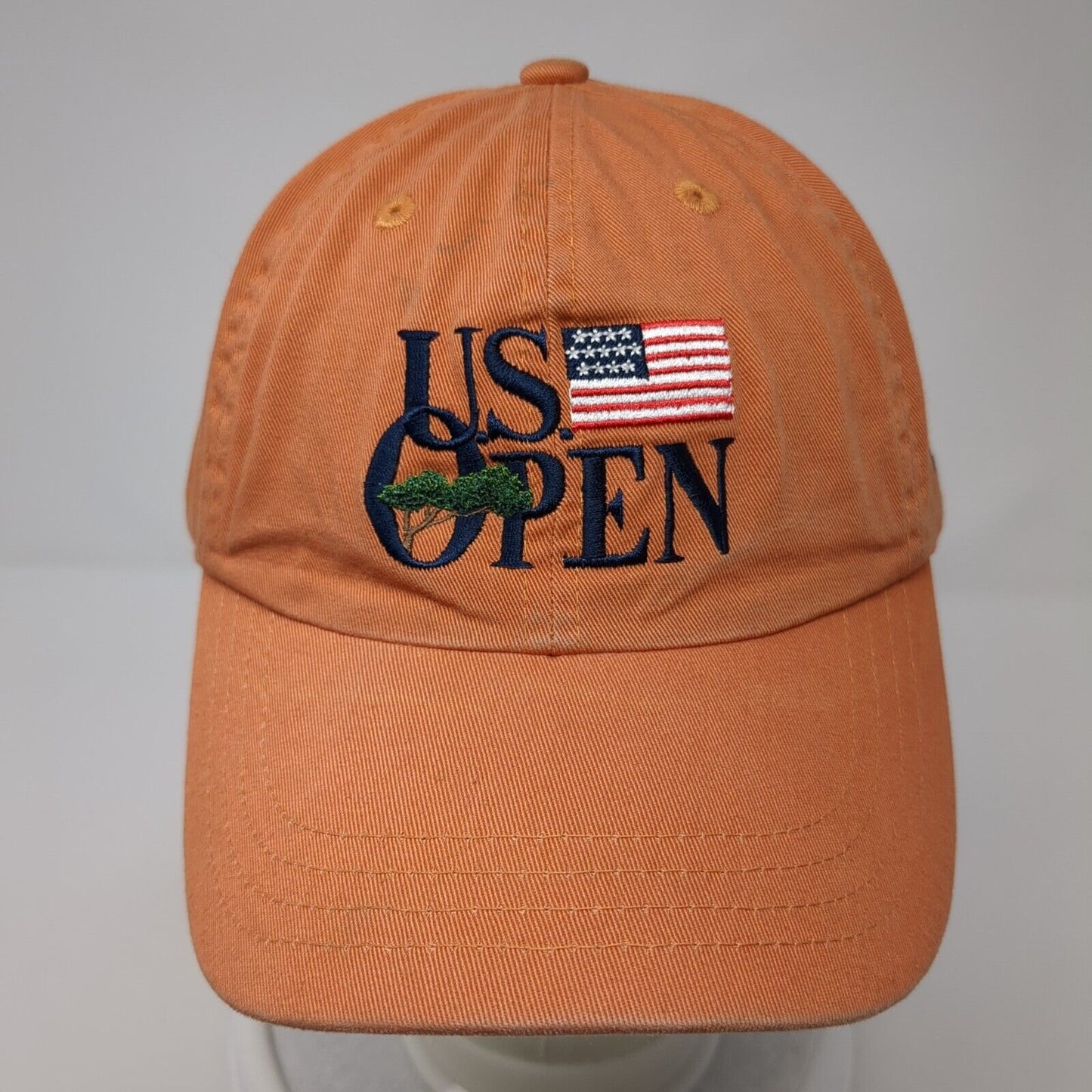 US Open Torrey Pines 2008 Slideback Hat Orange OS Adjustable Patriotic Imperial