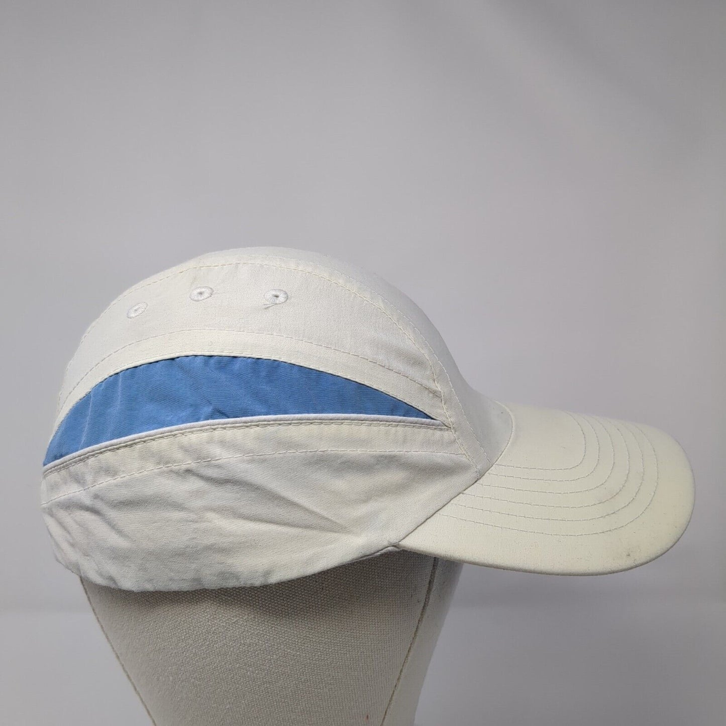 Cancun Slideback 5 Panel Cap White One Size Adjustable Embroidered Invasion