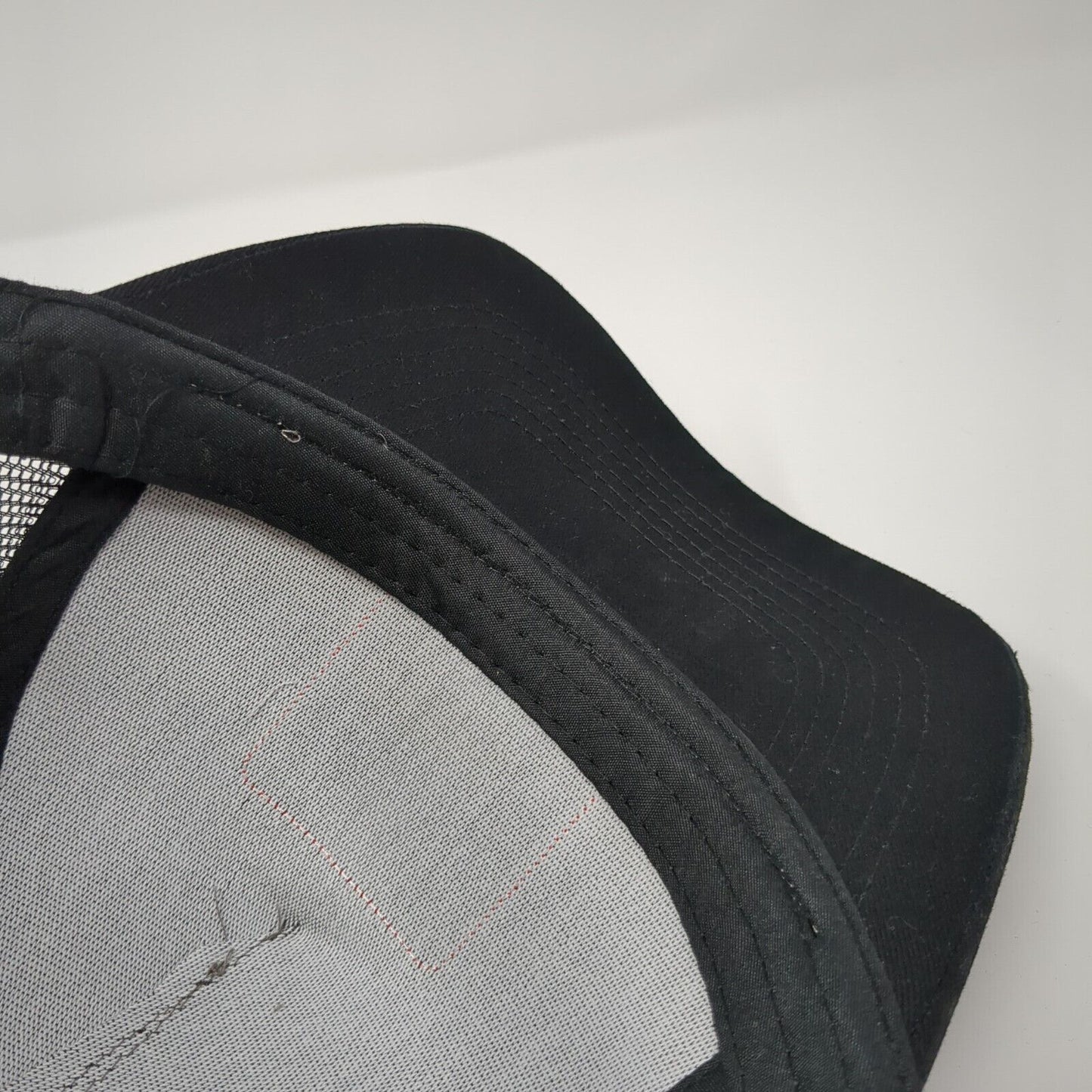 Kauai Hawaii Snapback Trucker Hat Black One Size Adjustable Mesh Back 6 Panel