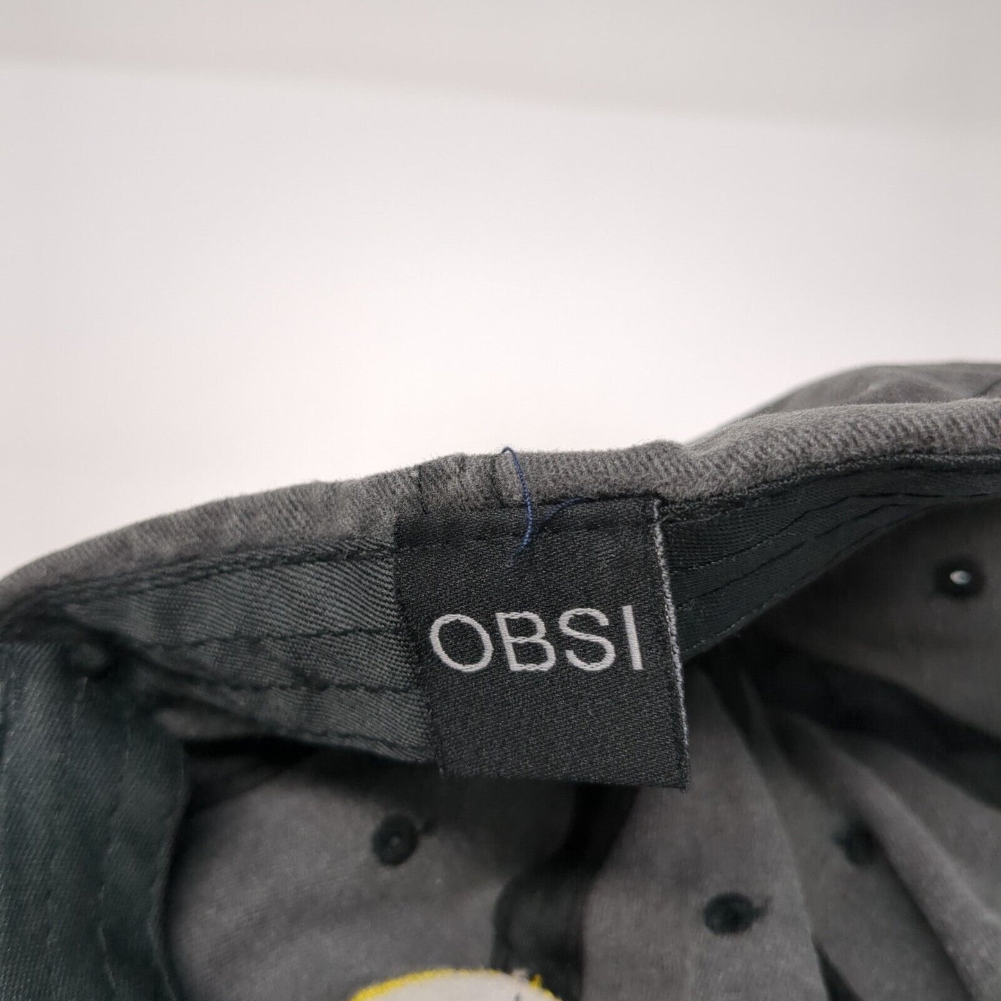 Social Distance Champion Slideback Hat Gray One Size Adjustable Embroidered OBSI