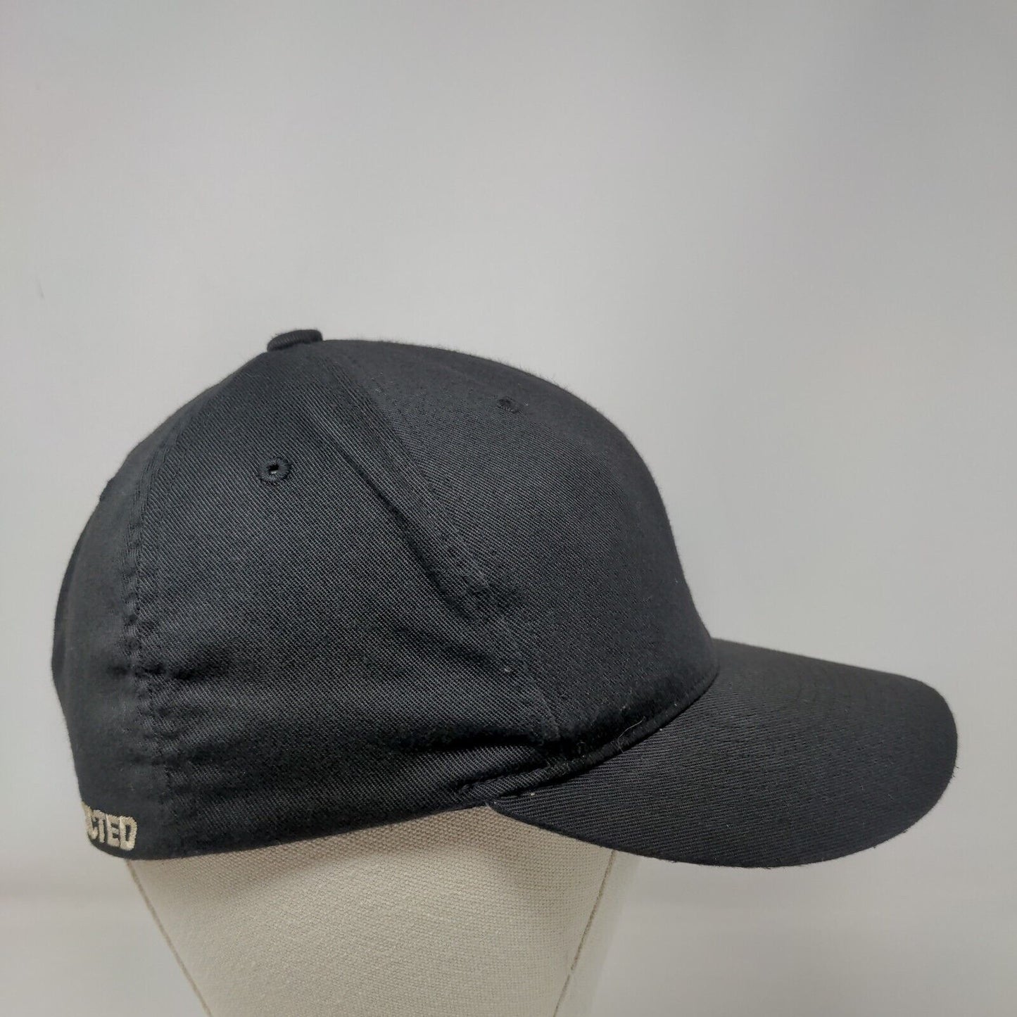 Bassaholics Addicted Fitted Hat Black Small-Medium Embroidered Yupoong