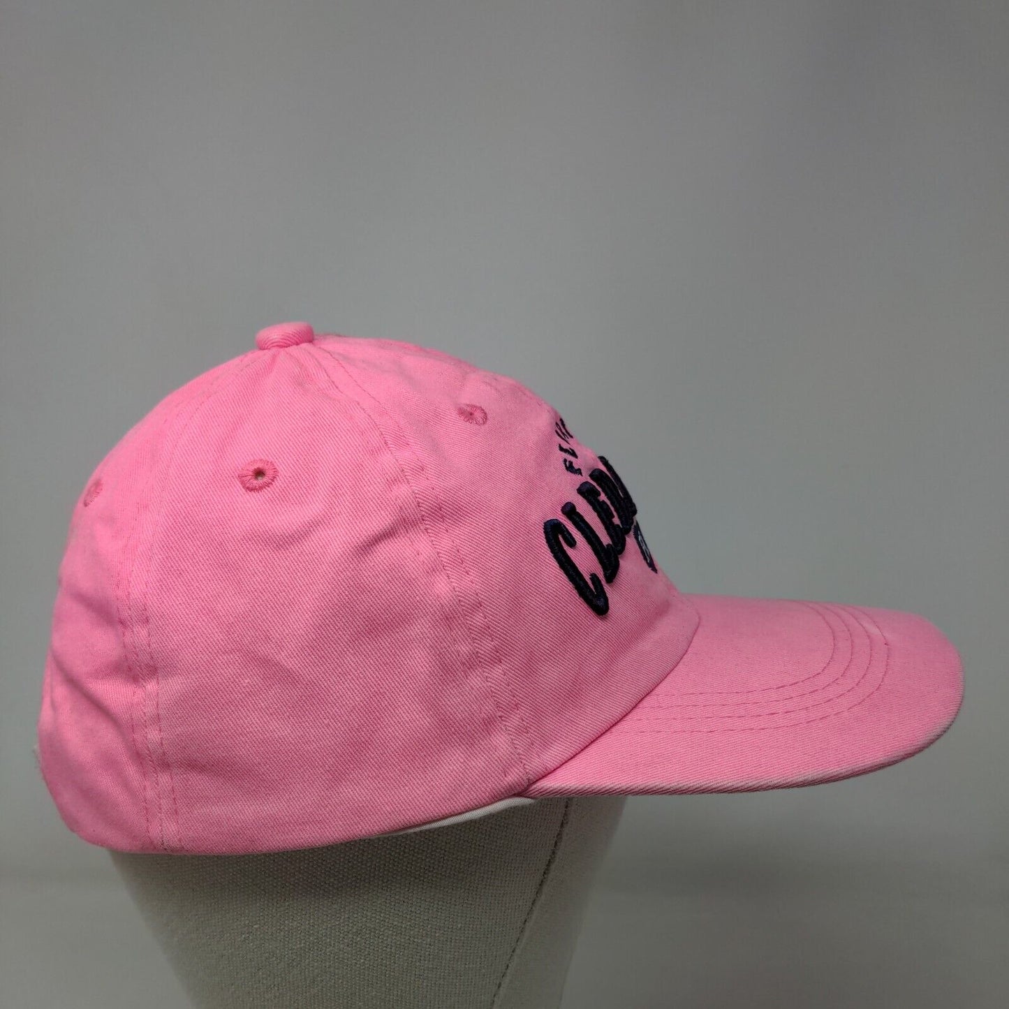 Clermont Florida Strapback Hat Pink One Size Embroidered ALYS Trading