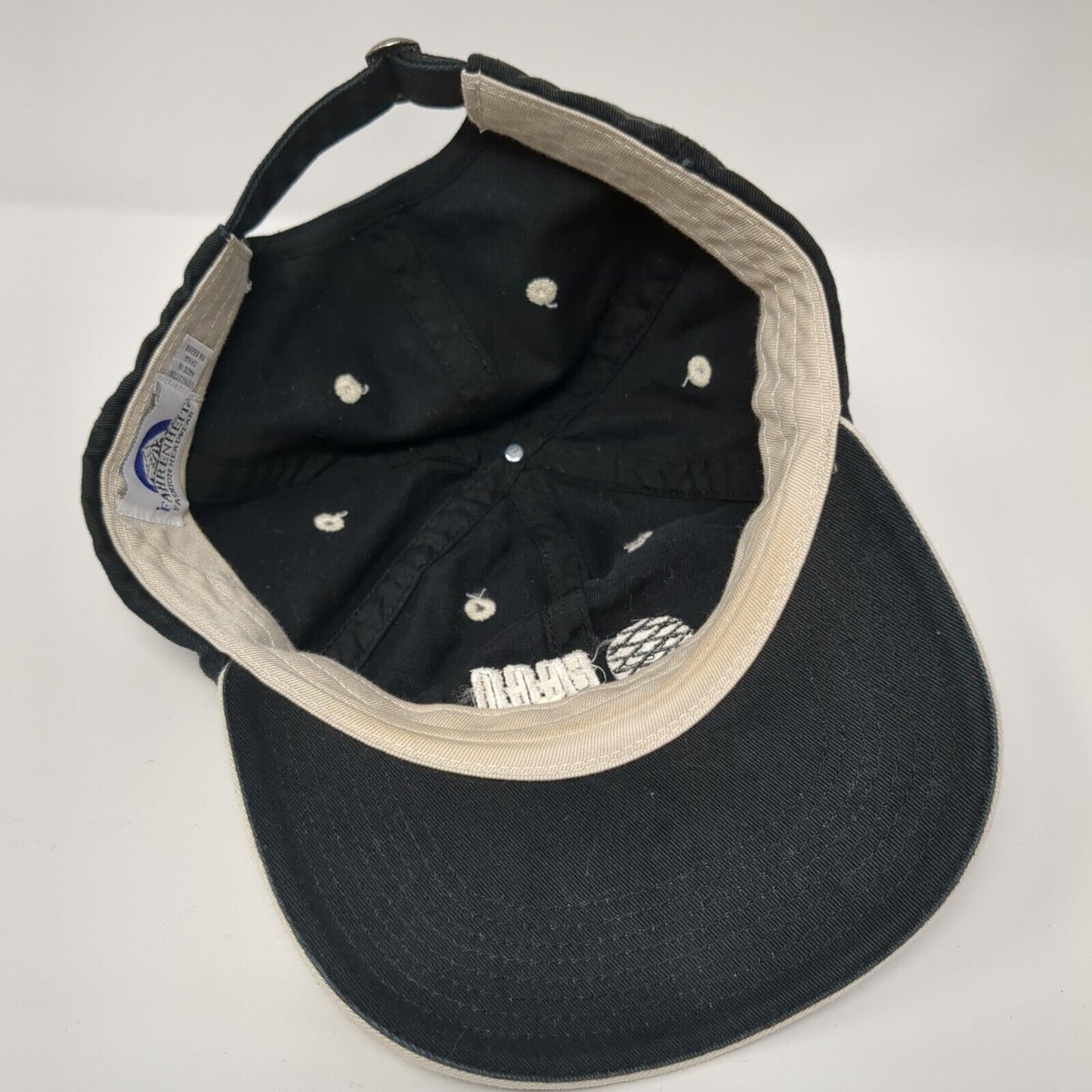 ECCO Group Slideback Hat Black One Size Adjustable Solid Fahrenheit