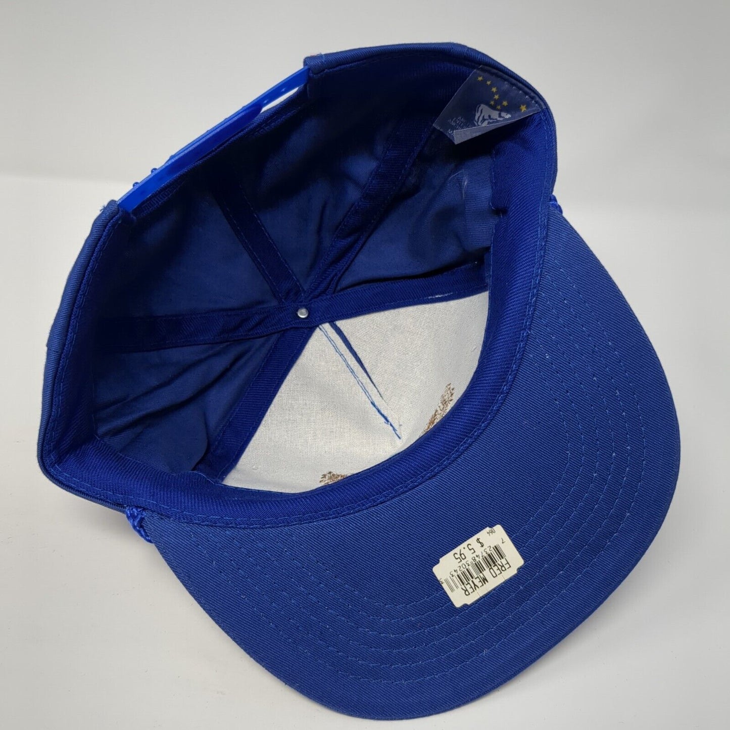 Alaska American Eagle Snapback Hat Blue One Size Adjustable Rope Arctic Circle
