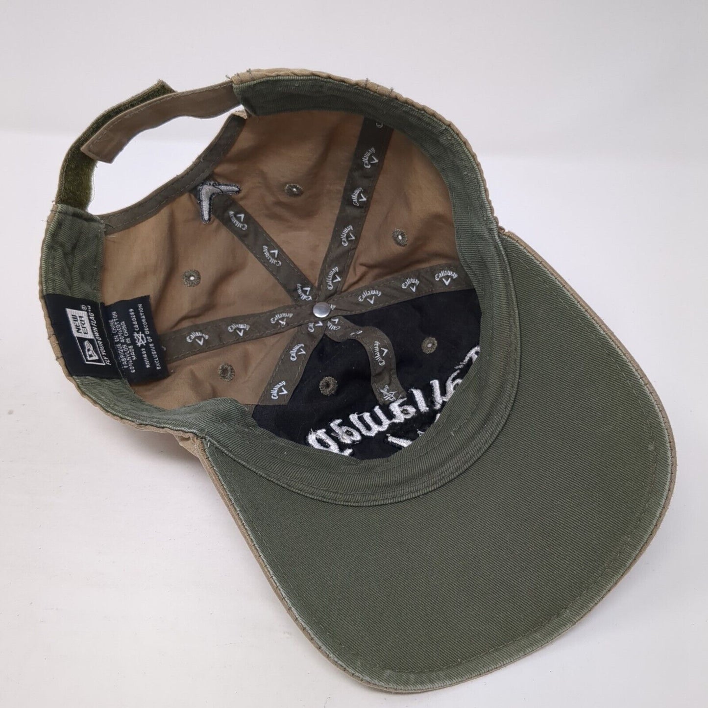 Callaway Strapback Baseball Cap Brown One Size Adjustable Embroidered New Era