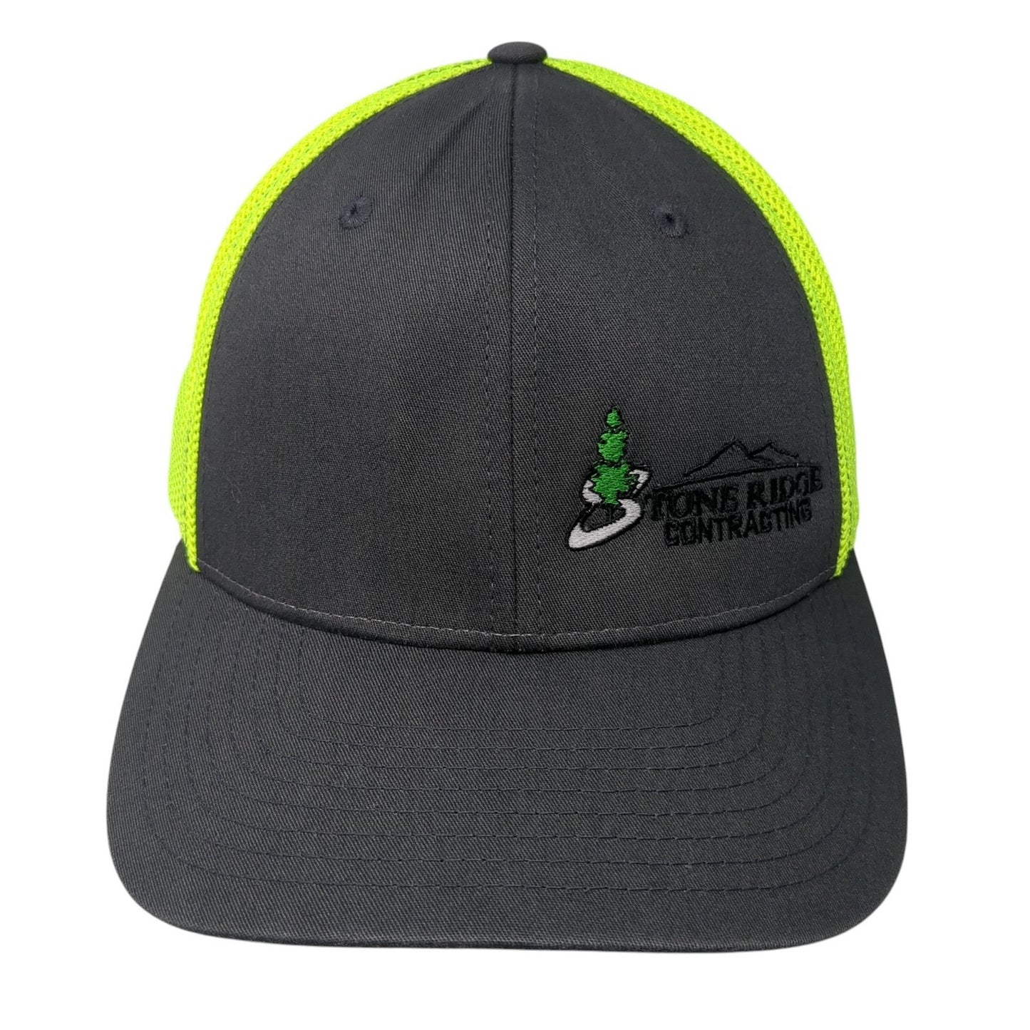Stone Ridge Contracting Fitted Mesh Back Trucker Hat Multi XL Richardson