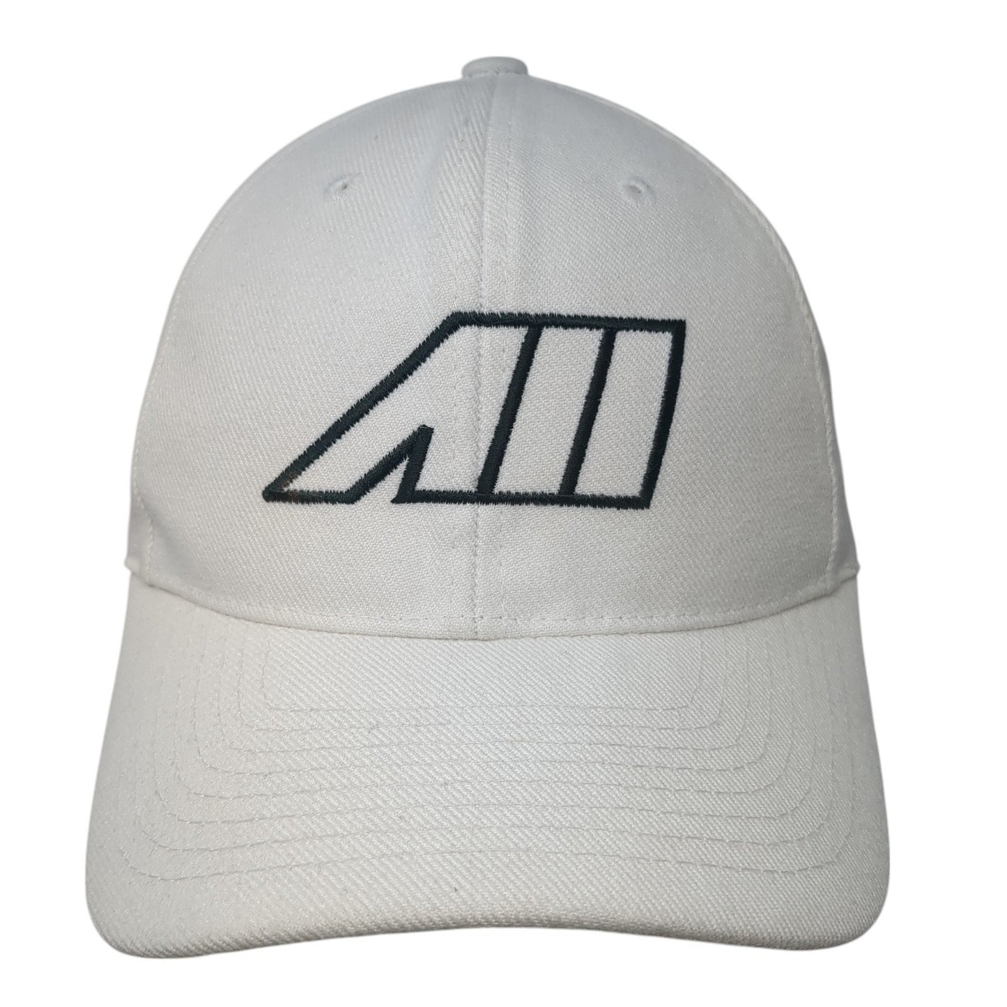 Sluggers Only Strapback Baseball Cap White One Size Adjustable Embroidered