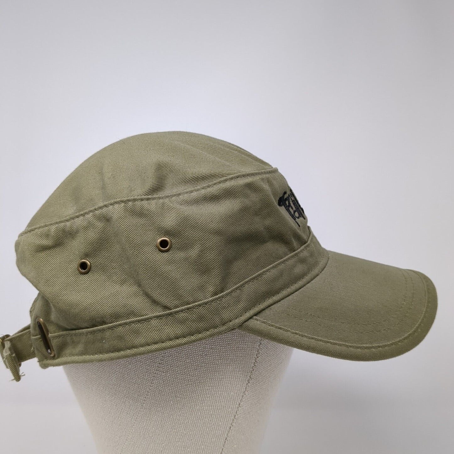 Trailpalooza Slideback Cadet Army Hat Tan One Size Adjustable Econscious