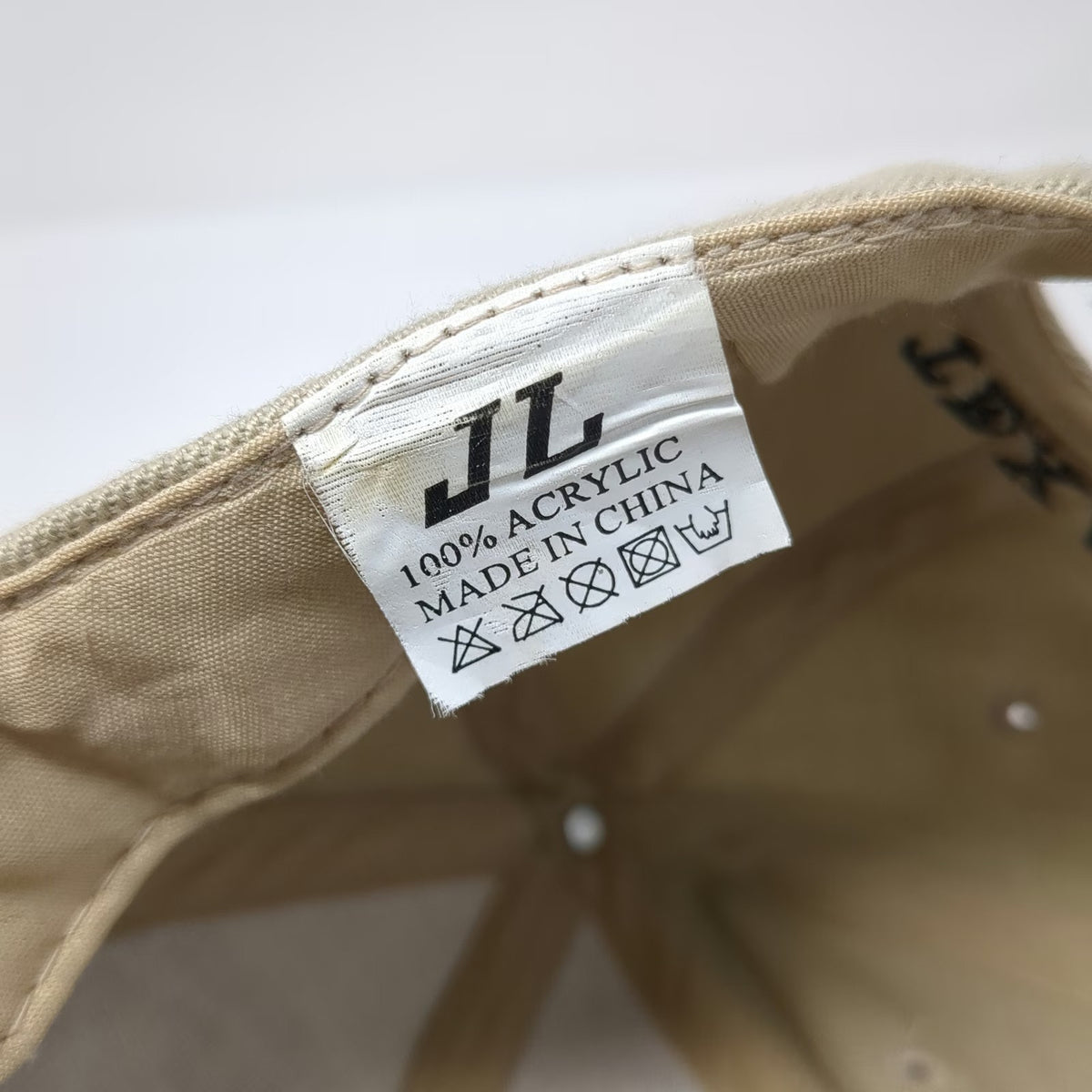 Baseball Cap Beige One Size Texas State Seal TX Embroidery Graphic Hat Strapback