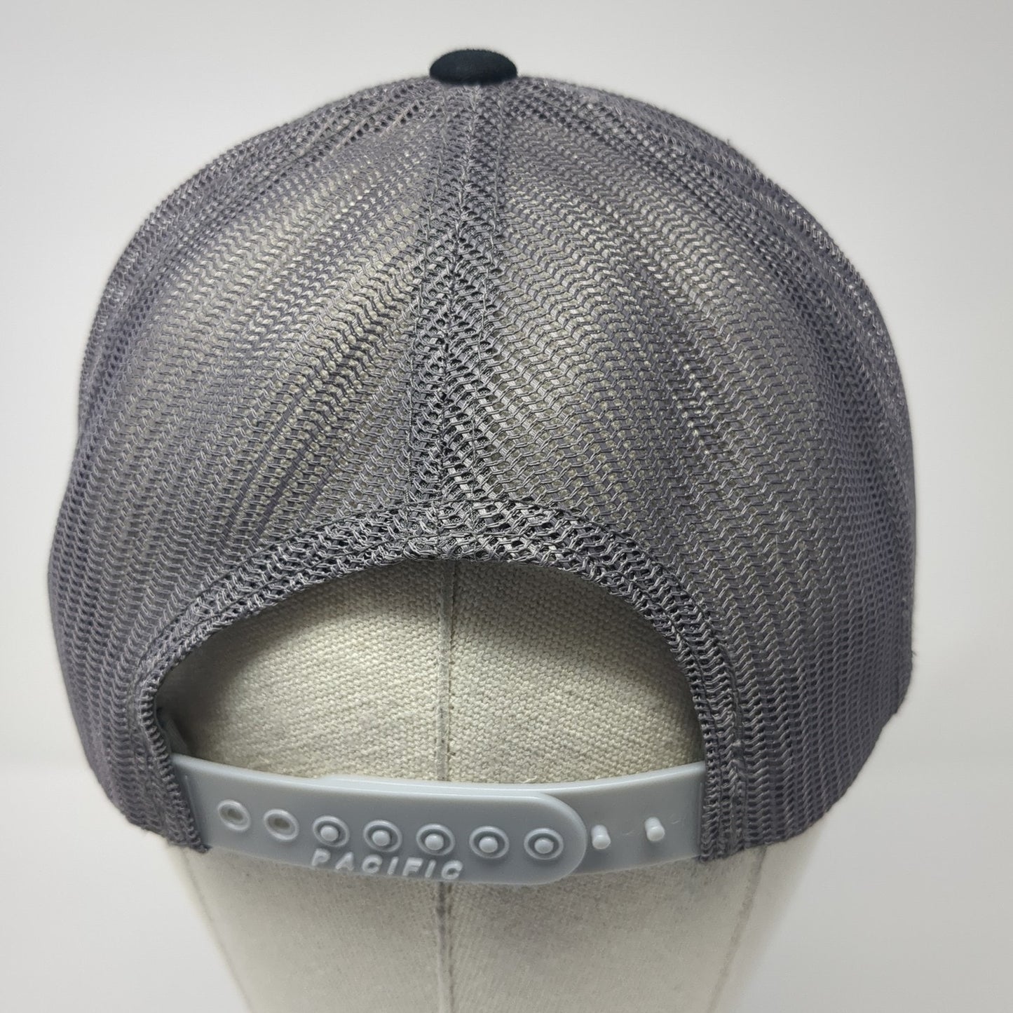 Nadalie USA Snapback Trucker Hat Black OS Adjustable Mesh Back Pacific Headwear