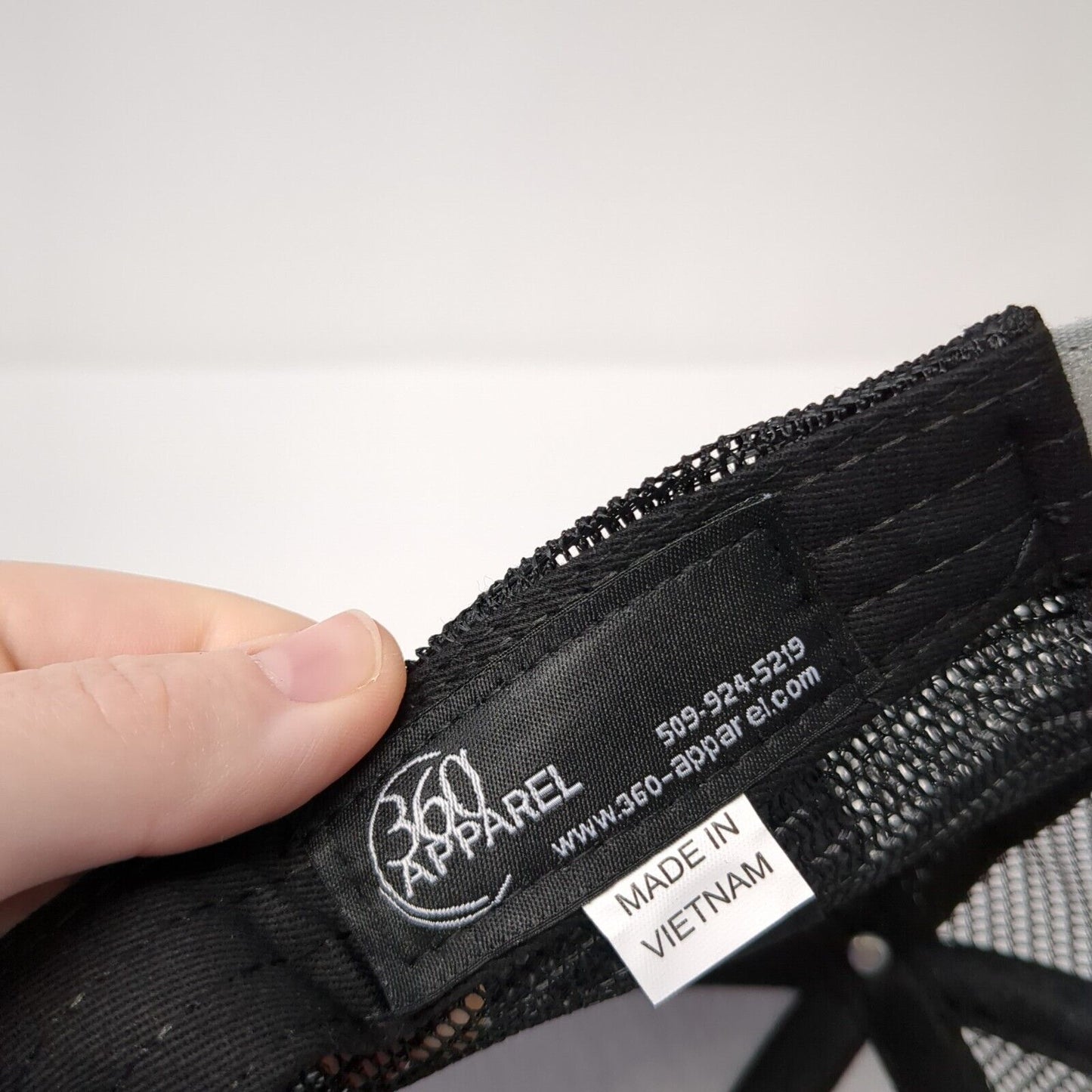 Lansing Trade Group Idaho Strapback Trucker Hat Gray OS Adjustable Mesh Back