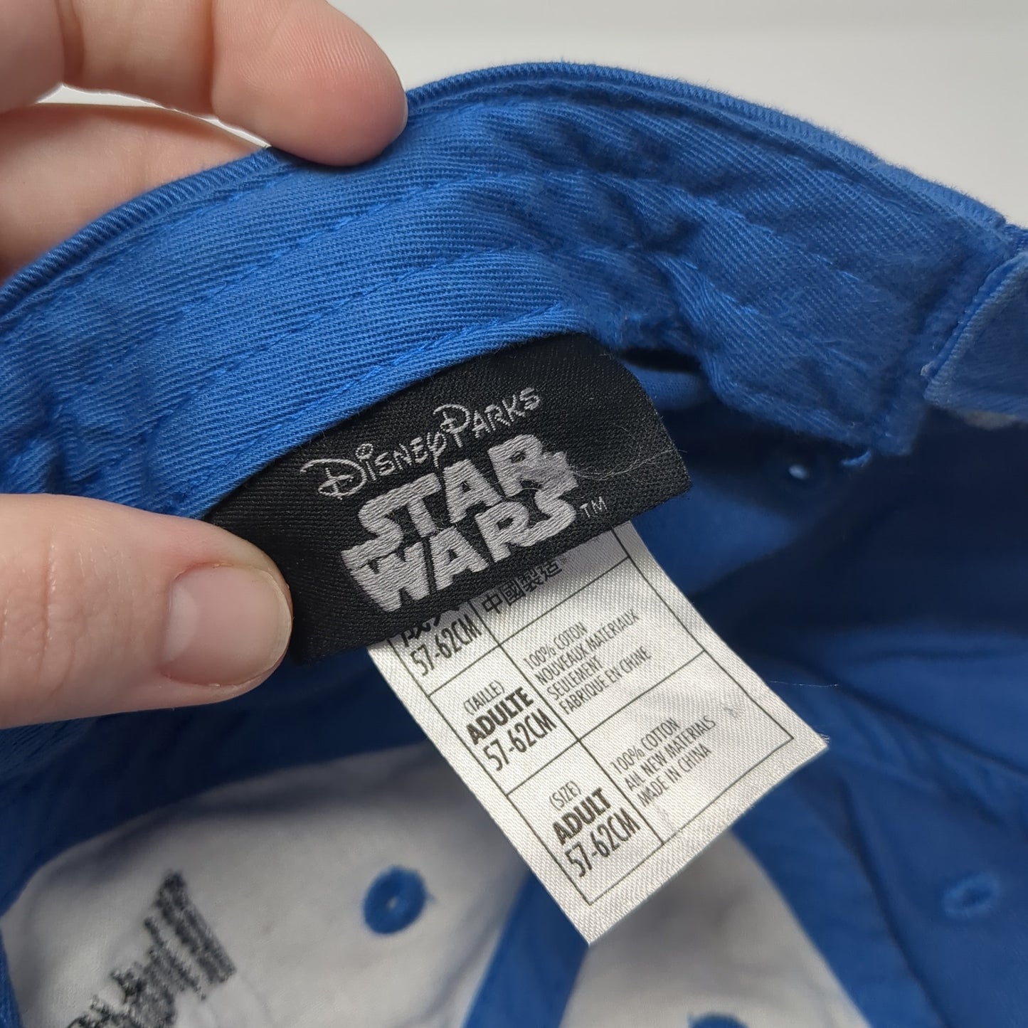 Jedi In Training Strapback Hat Blue One Size Adjustable Star Wars