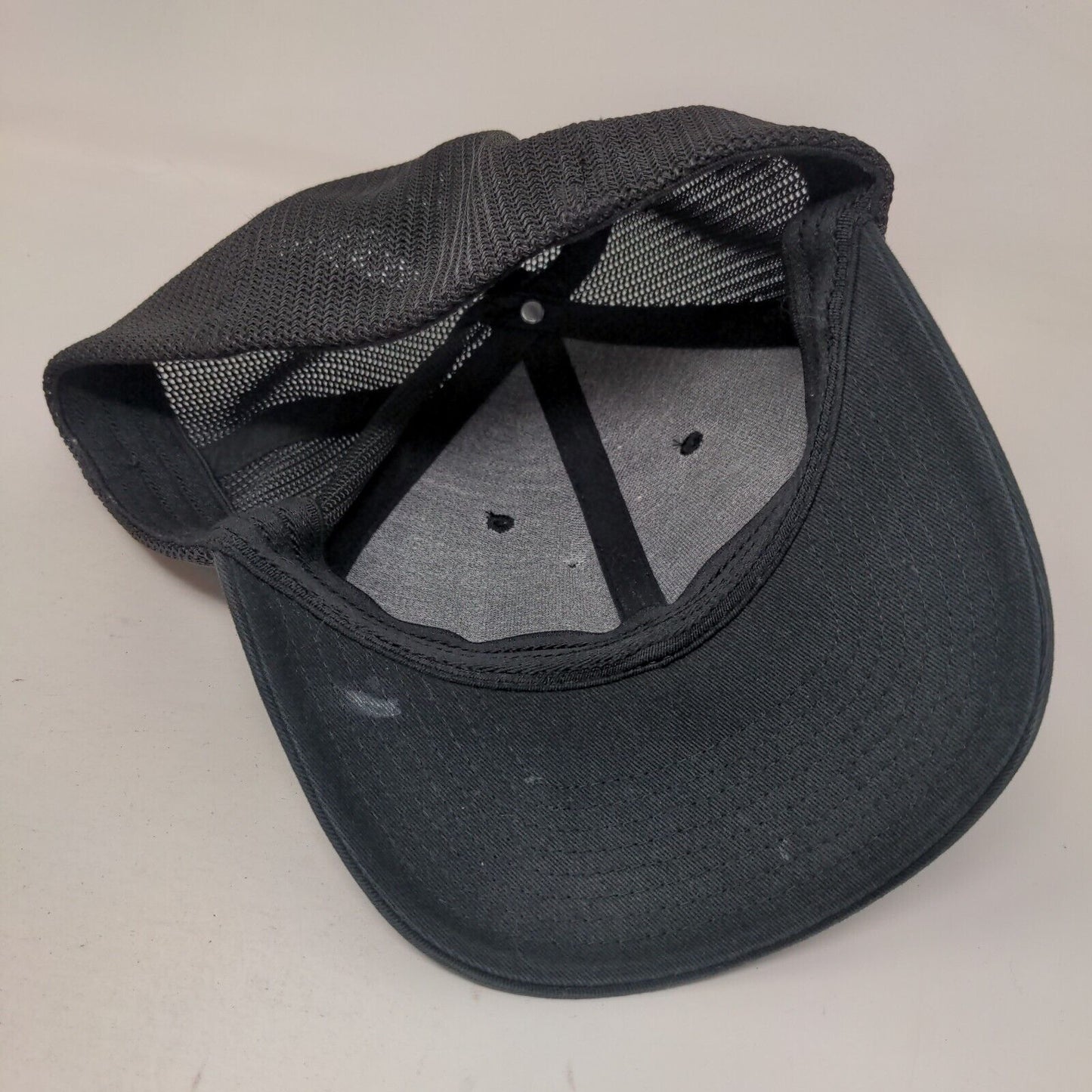 Columbia Pine Tree Flag Fitted Mesh Back Trucker Hat Black One Size