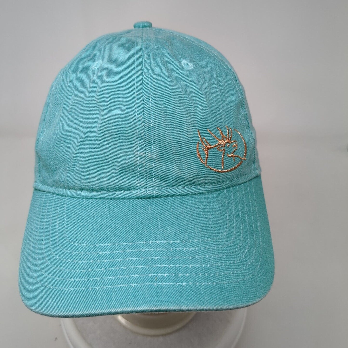 Outdoor Cap Women's Strapback Hat Blue One Size Ladies Fit RMEF Logo