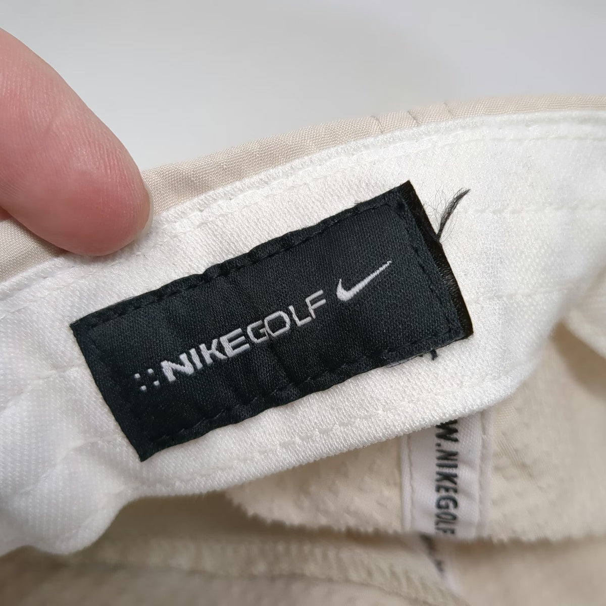 Nike Baseball Cap Beige One Size Sierra Pacific Mortgage Swoosh Strapback Hat