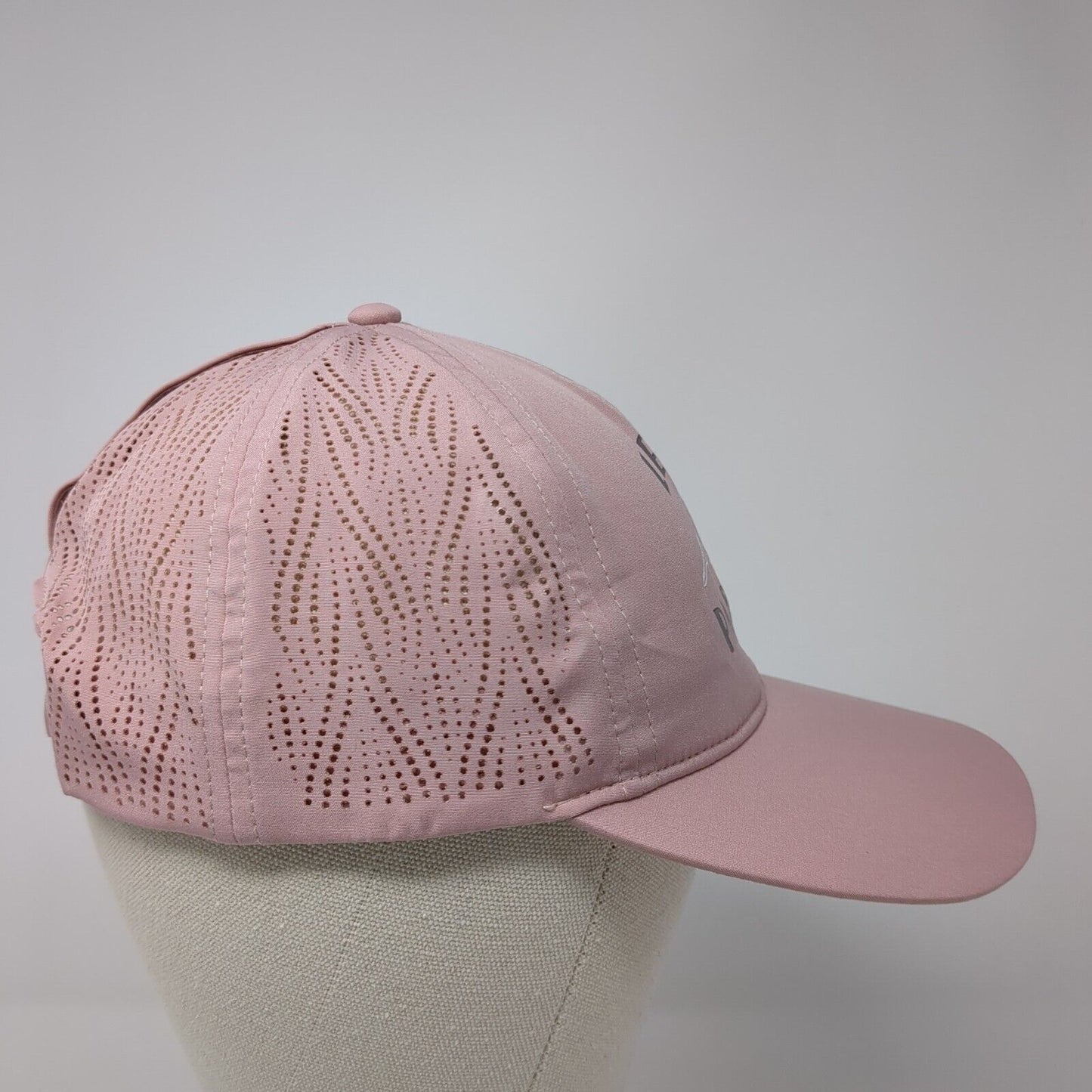Let's Par-Tee Women's Snapback Hat Pink One Size Perforated Infinity