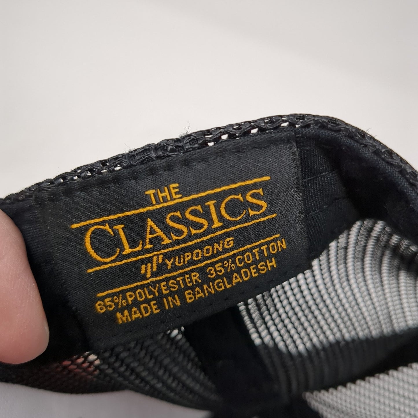 Wyoming Buffalo Patch Snapback Trucker Hat Black One Size Mesh Back