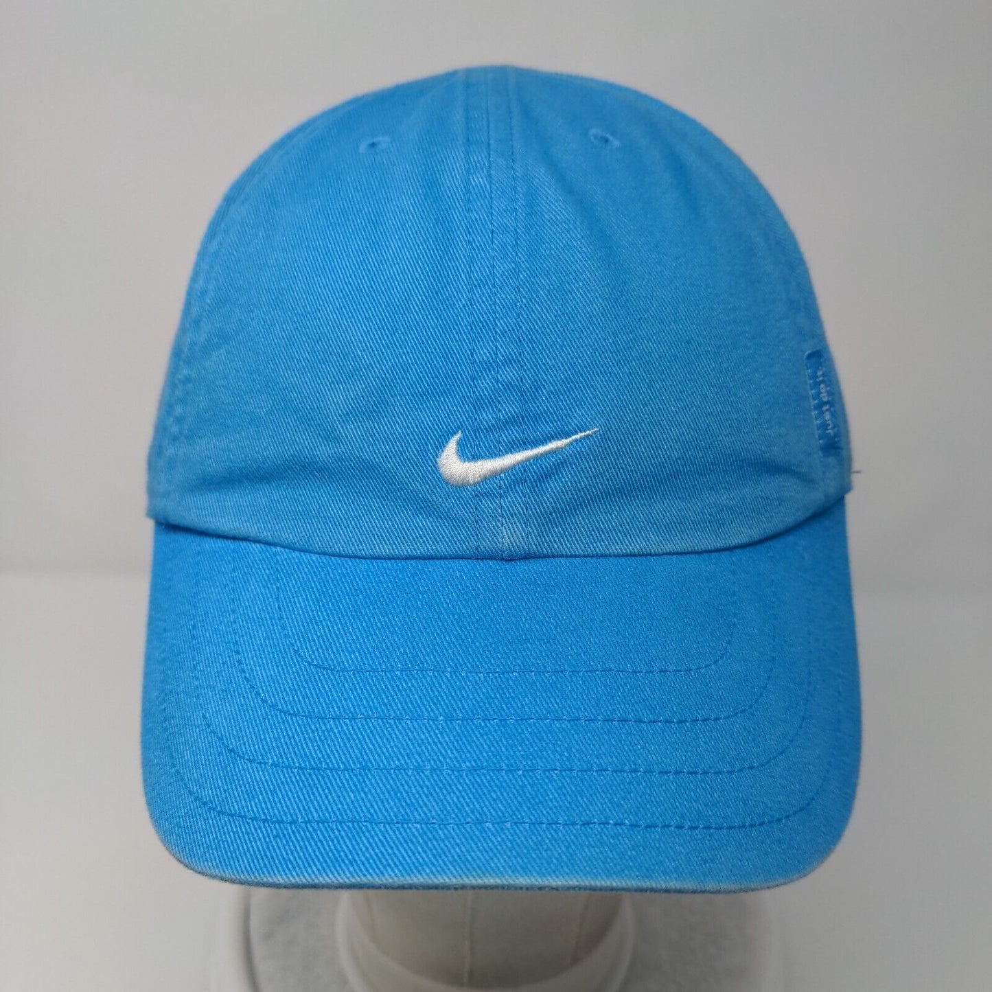Nike Swoosh Slideback Hat Blue OSFA Adjustable Embroidered Just Do It
