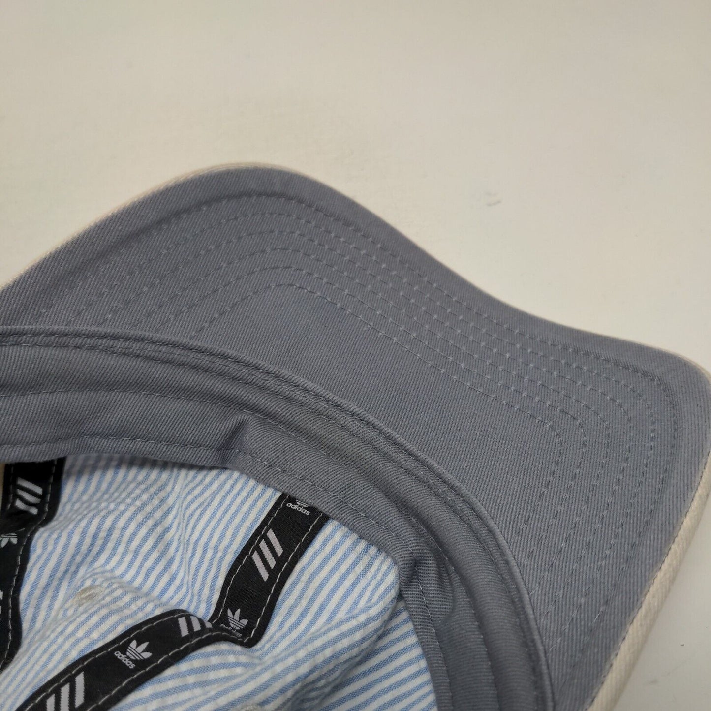 Adidas Women's Slideback Hat Tan OSFW Adjustable Embroidered Trefoil 6 Panel