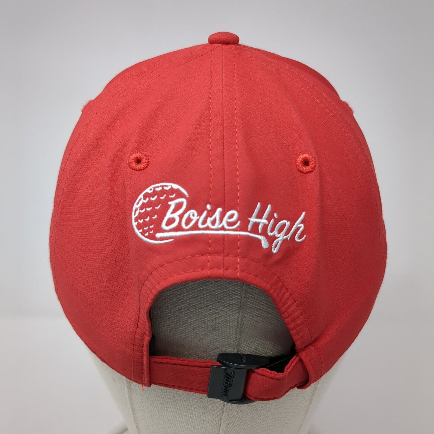 Titleist Boise High Slideback Hat Red One Size Adjustable Embroidered