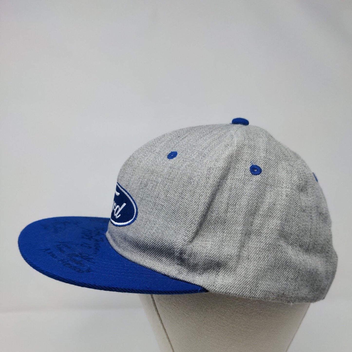 Ford Snapback Hat Multicolor OSFA Adjustable Embroidered Vented Holes 6 Panel