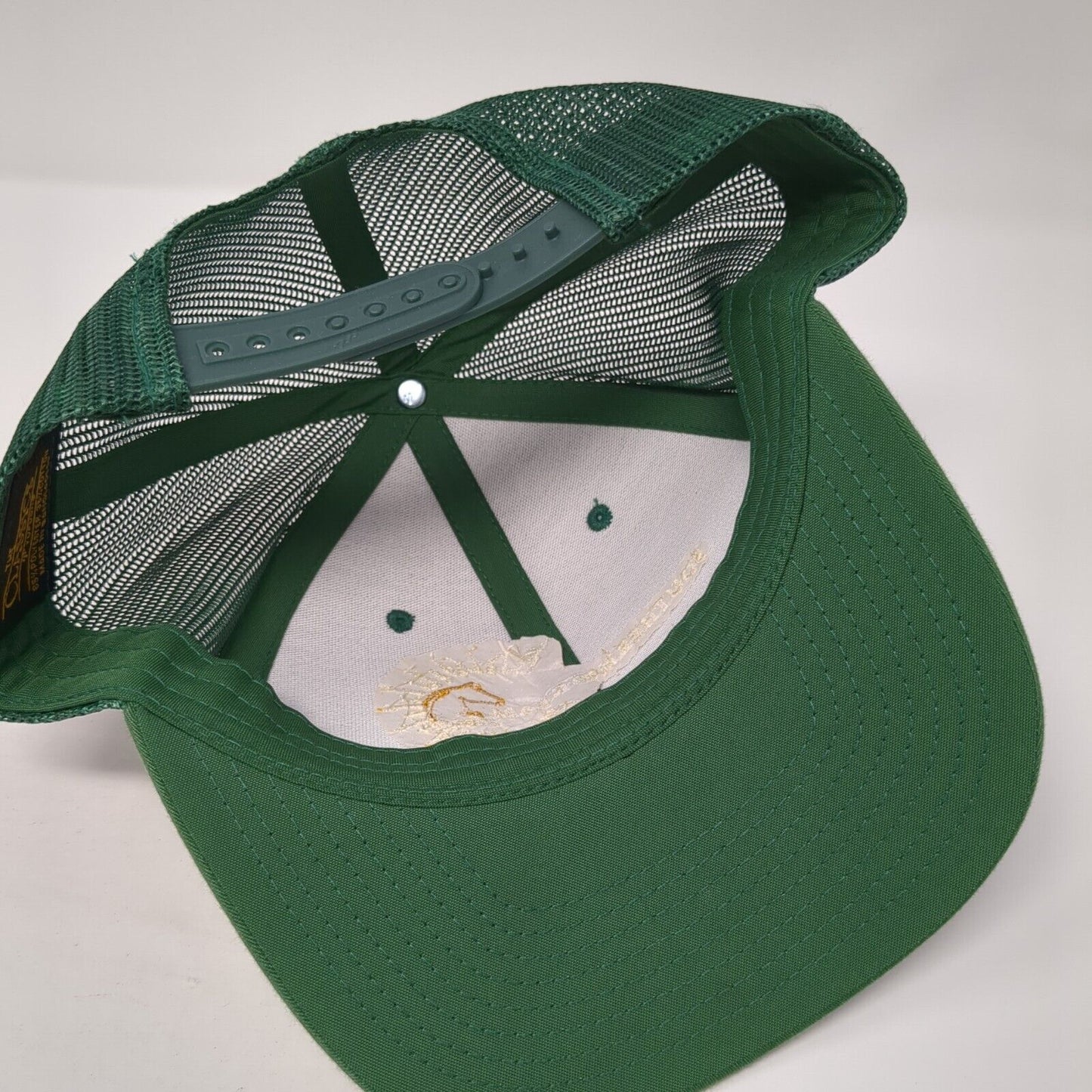 Southern Dream Farm Snapback Trucker Hat Green OS Adjustable Mesh Back Yupoong