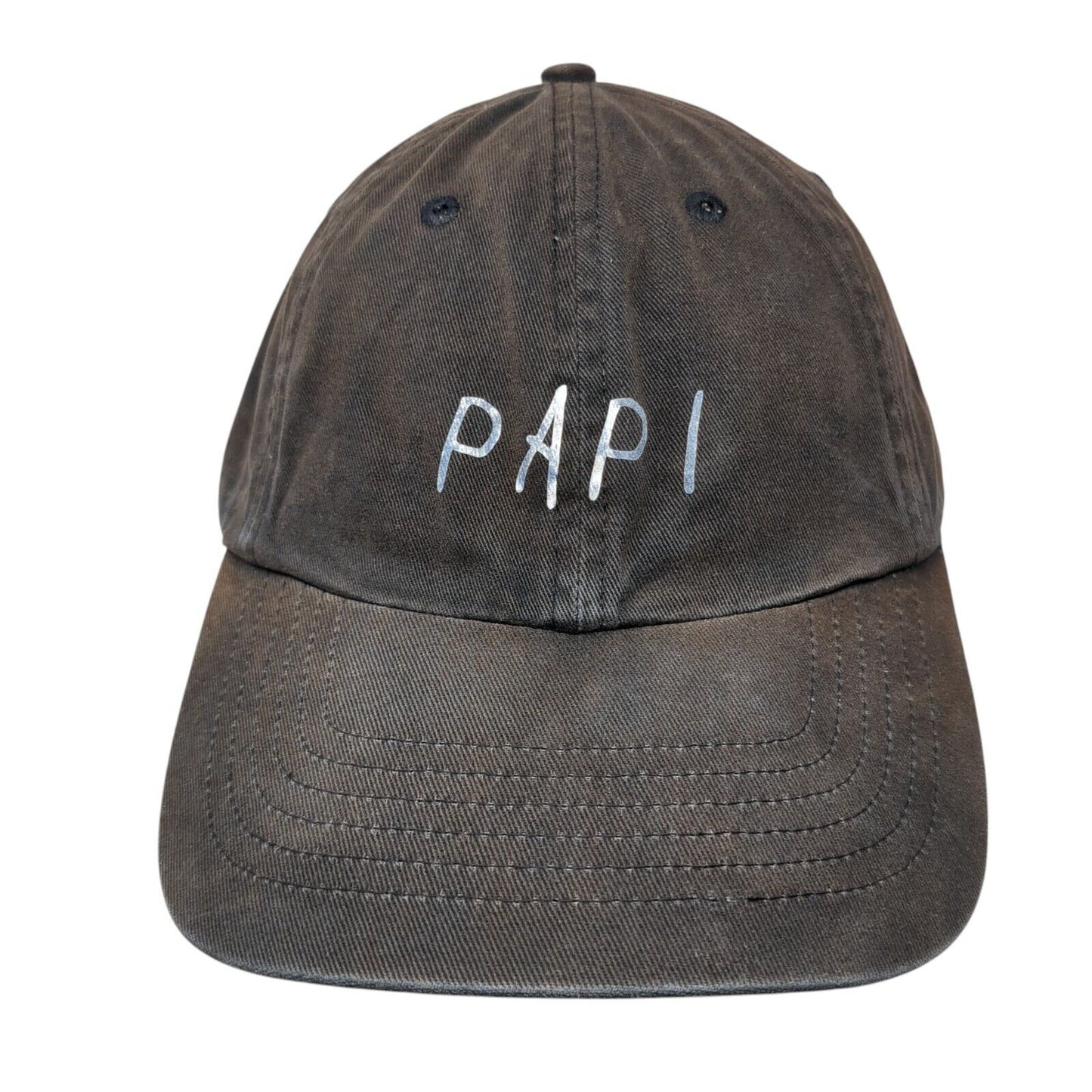 Papi Slideback Baseball Cap Black One Size Adjustable Head Shots KC Caps