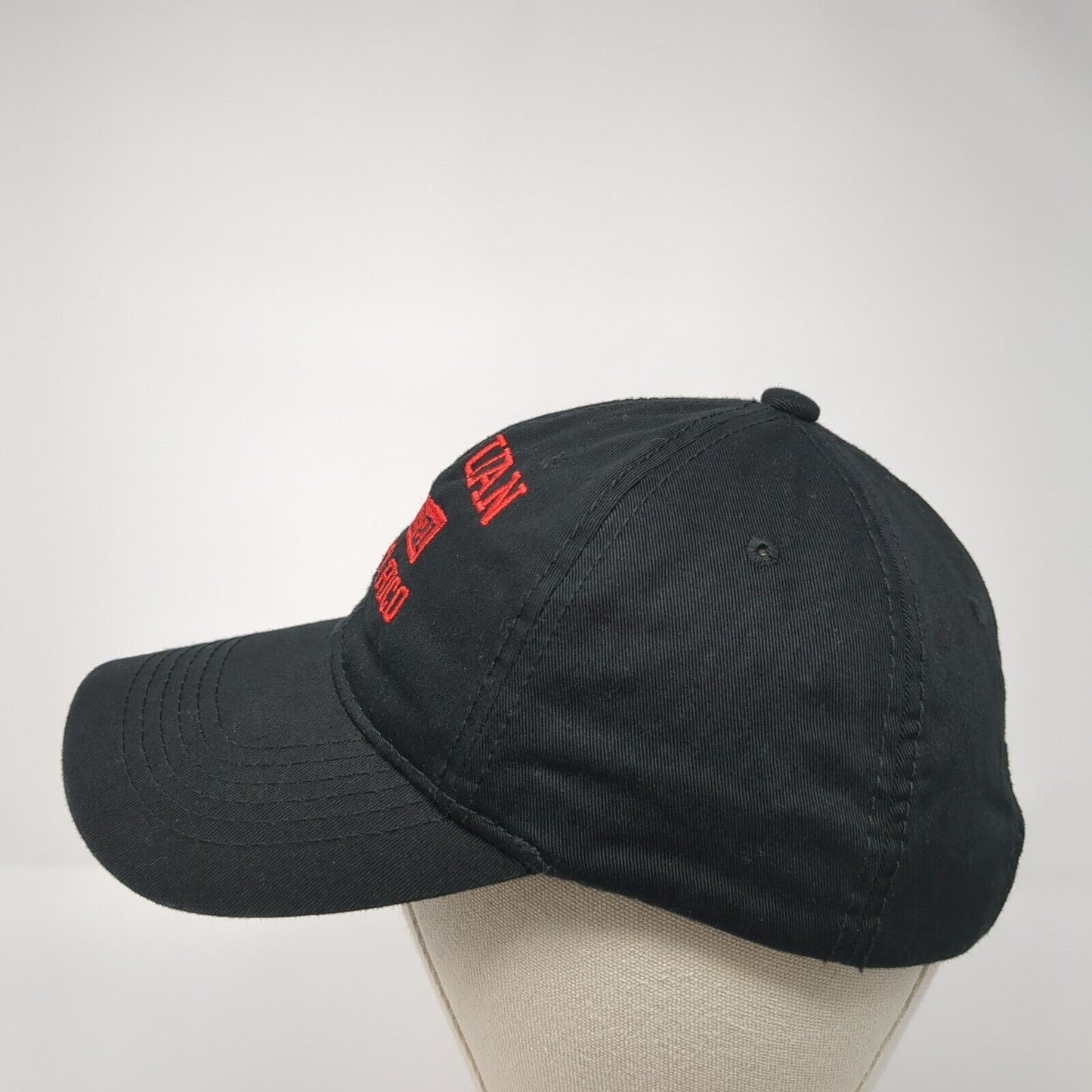 San Juan Puerto Rico Slideback Hat Black One Size Adjustable Embroidered