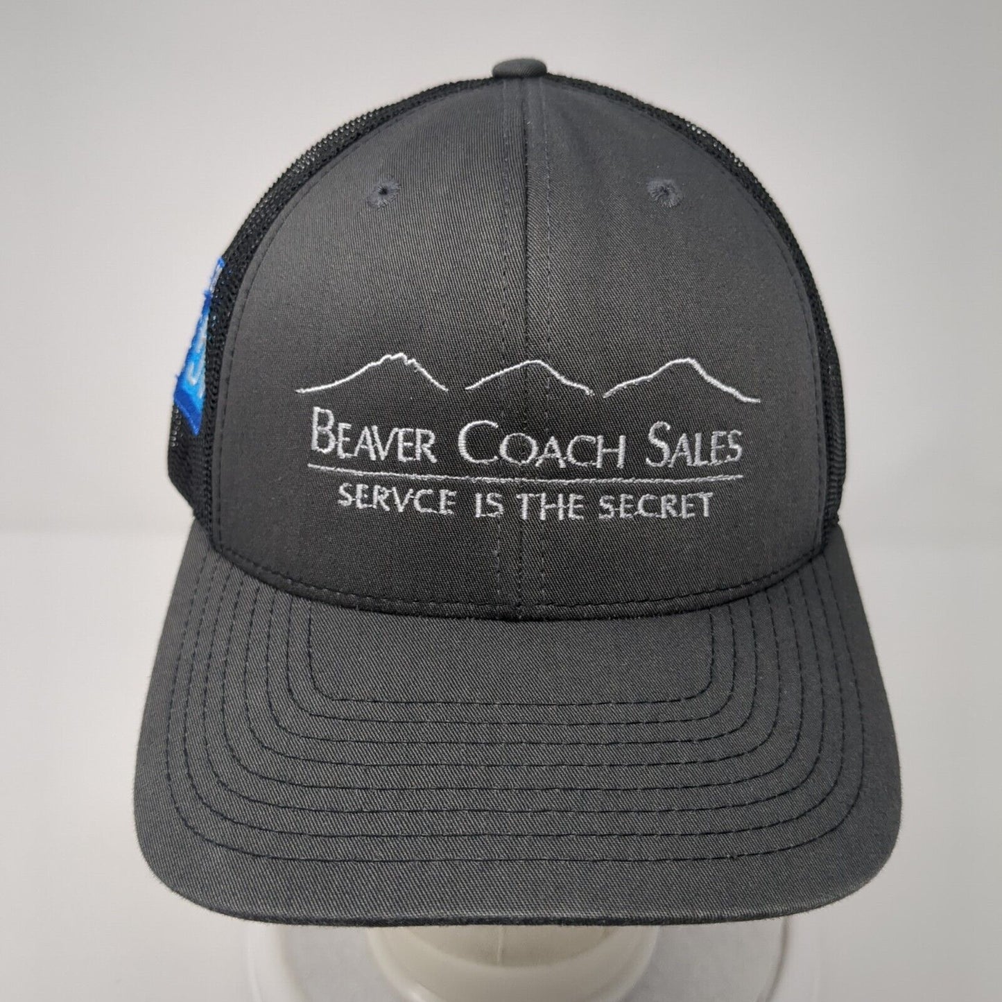 Beaver Coach Sales Service is The Secret Snapback Trucker Hat Gray OS Richardson