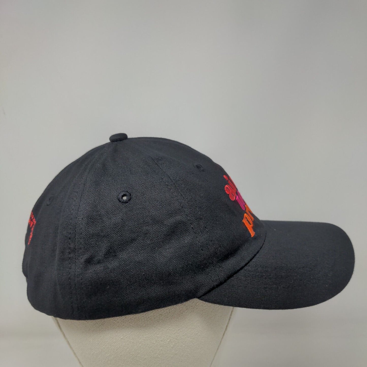 Ain't Too Proud Slideback Hat Black One Size Adjustable Embroidered