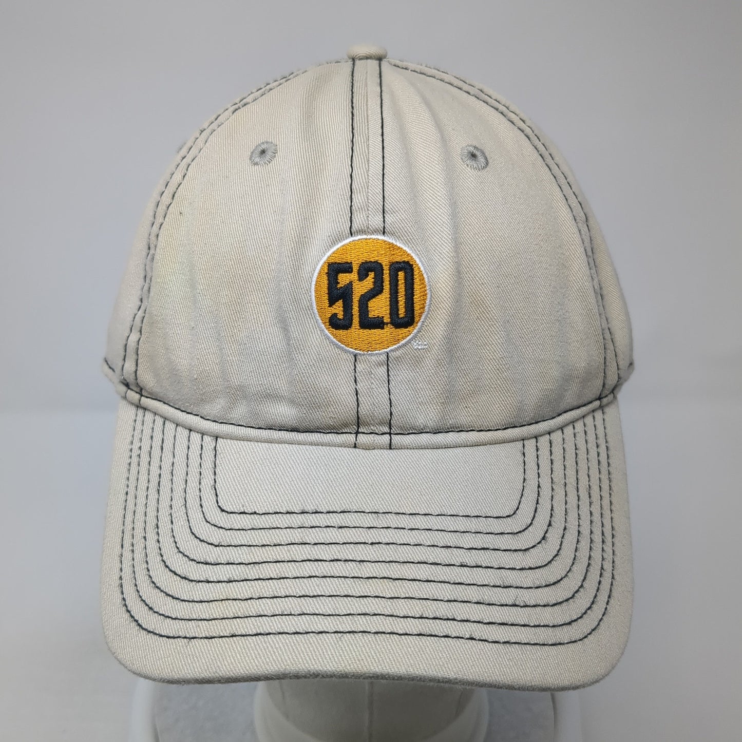 520 Tiger Slideback Hat Beige One Size Adjustable Gear For Sports