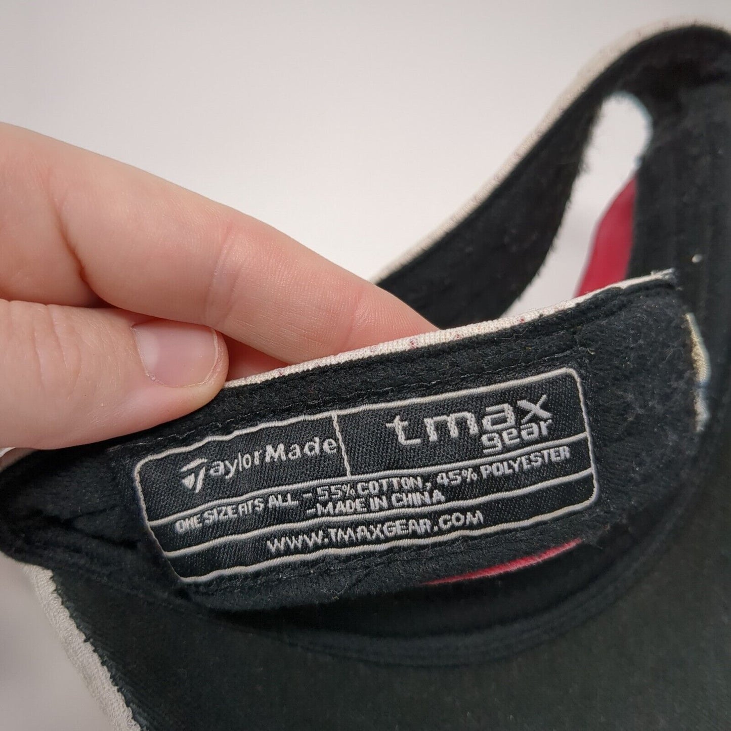 Taylormade Arizona Cardinals Strapback Sun Visor Red White OSFA NFL Logo