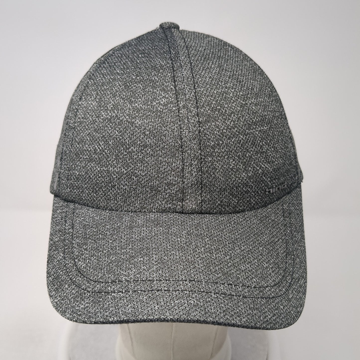 Hind Strapback Hat Gray One Size Adjustable Solid Vent Holes Outdoor